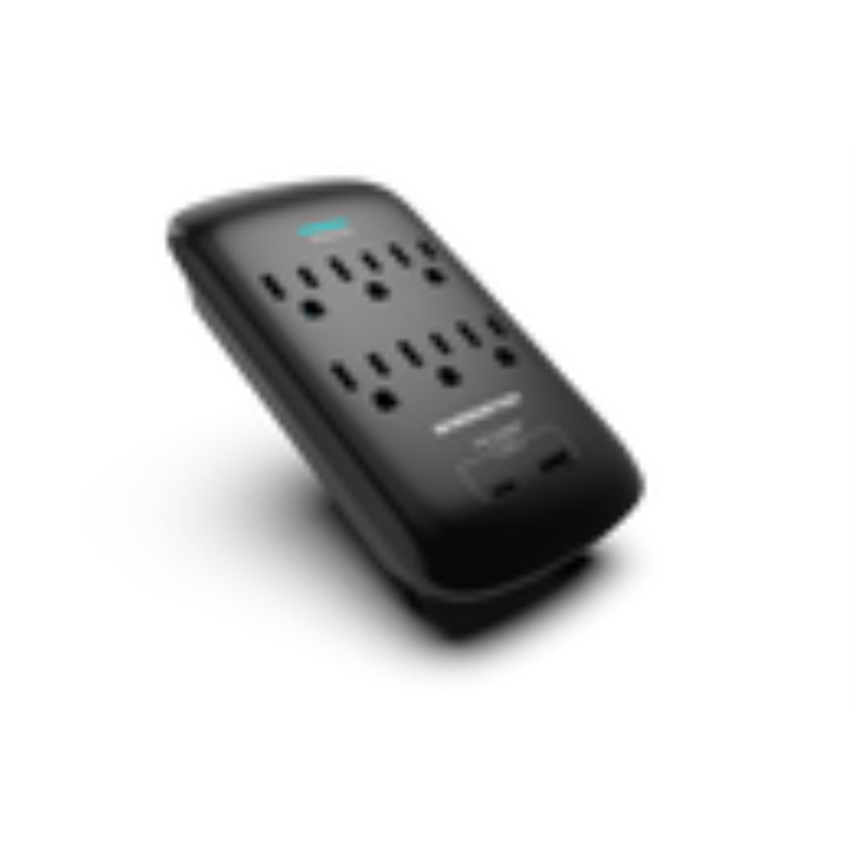 Wall Tap Surge 6 Ac 1 Usb C 1 Usb A Black
