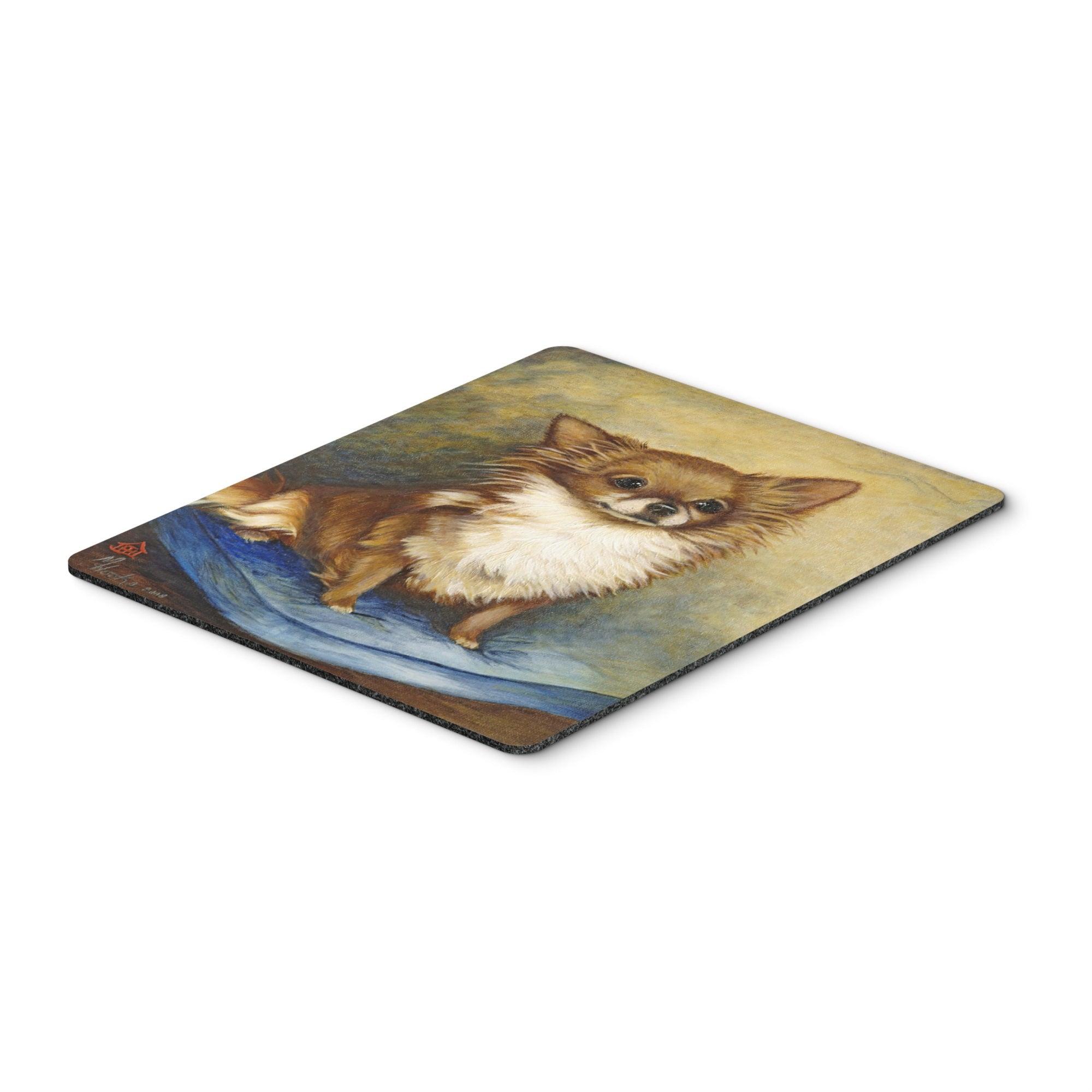 Carolines Treasures Chihuahua Long Hair Brown Mouse Pad/Hot Pad/Trivet (MH1036MP)