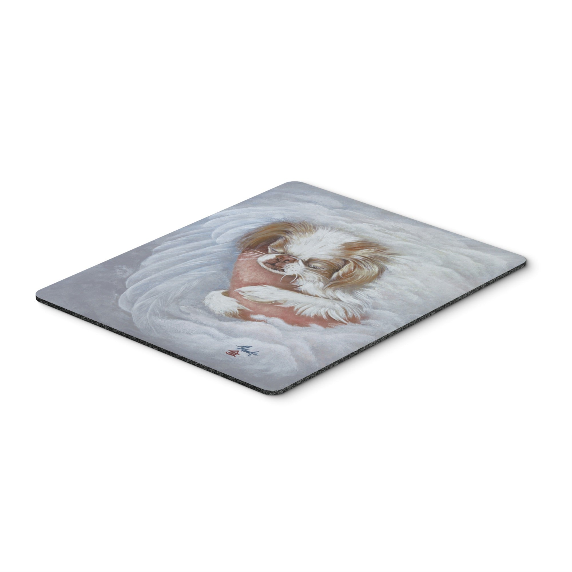 Carolines Treasures Japanese Chin in an Angels Arms Mouse Pad/Hot Pad/Trivet (MH1037MP)