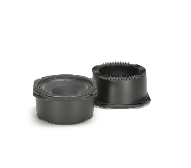 High efficiency, high power midrange specially designed to provide superior sound pressure level in a very compact size.