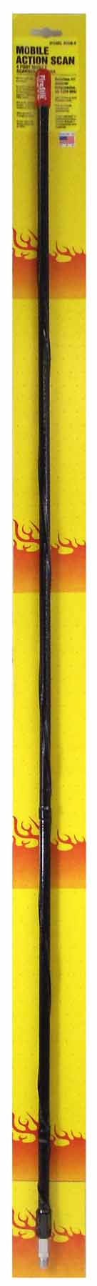 FIRESTIK  MSM4B HIGH PERFORMANCE 4 BLACK SCANNER ANTENNA WITH 3/8 inchX24 inch THREADS