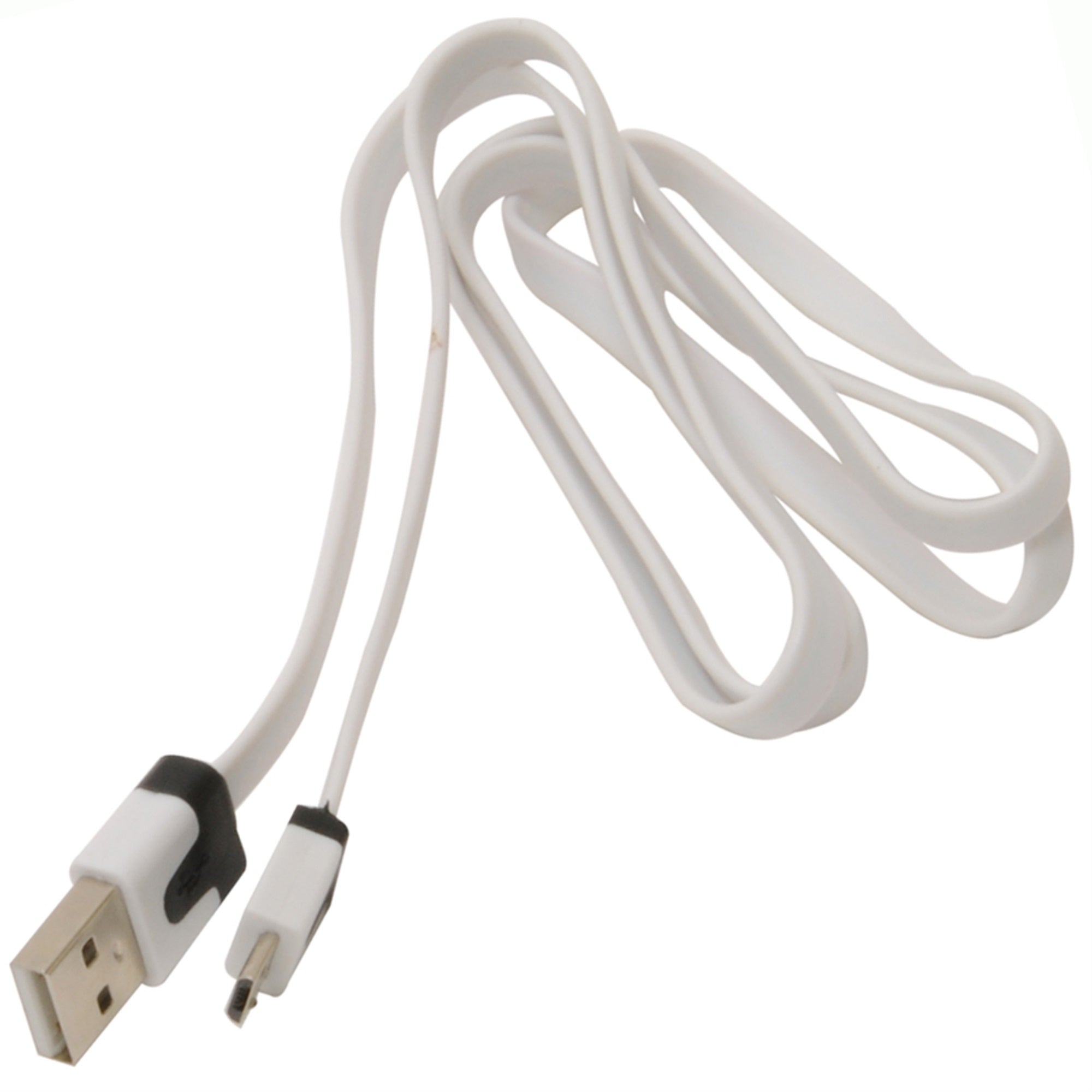 MobileSpec 3FT USB Sync Micro Cable MSMICROWH5G 3 Feet Micro to USB Charging Cord for Android Devices White
