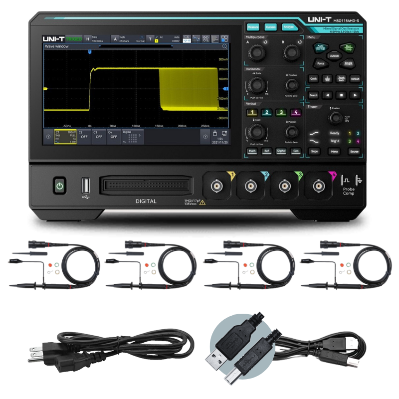 MSO1154HD-S 150 MHz 4Ch 12-Bit MSO with Signal Generator