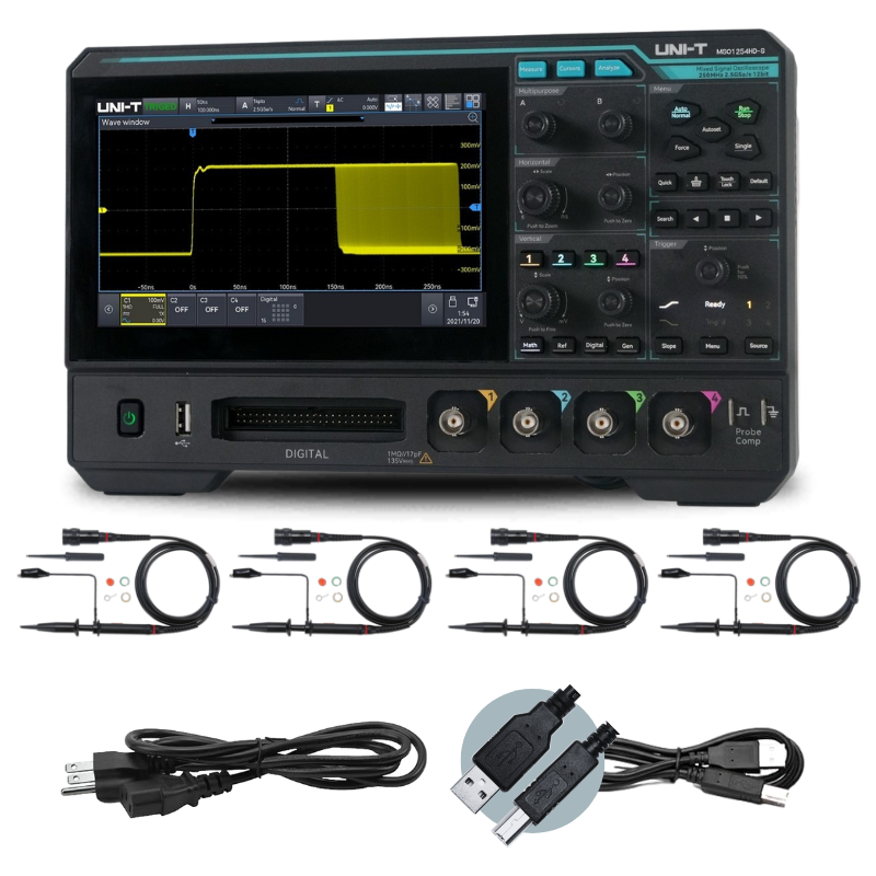 MSO1254HD-S 250 MHz 4Ch 12-Bit MSO with Signal Generator