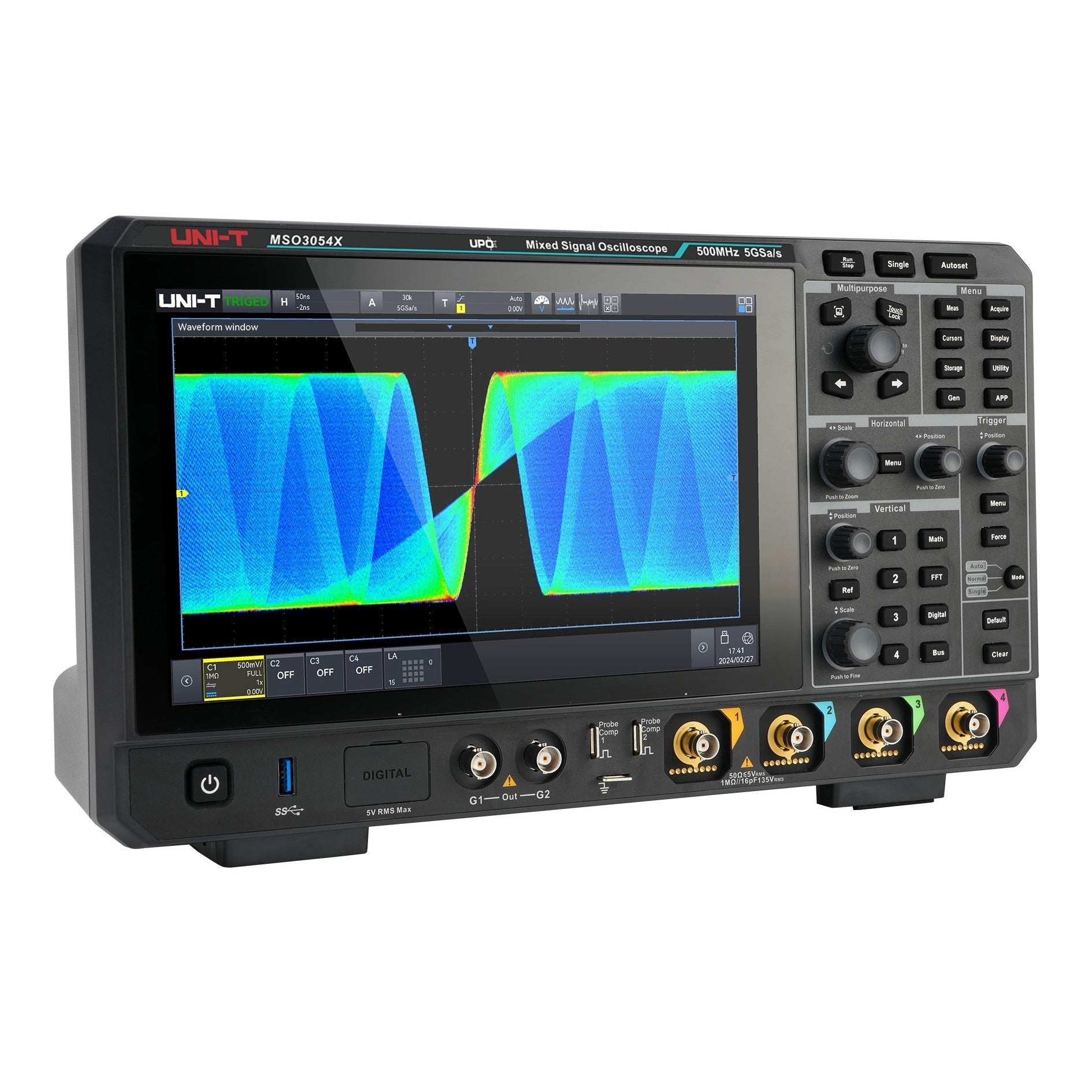 MSO3034X 350 MHz 4Ch Mixed Signal Oscilloscope