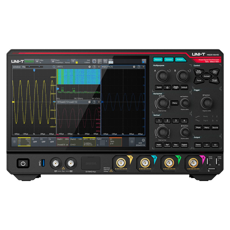 MSO5054HD 500 MHz 4Ch 12-Bit Mixed Signal Oscilloscope