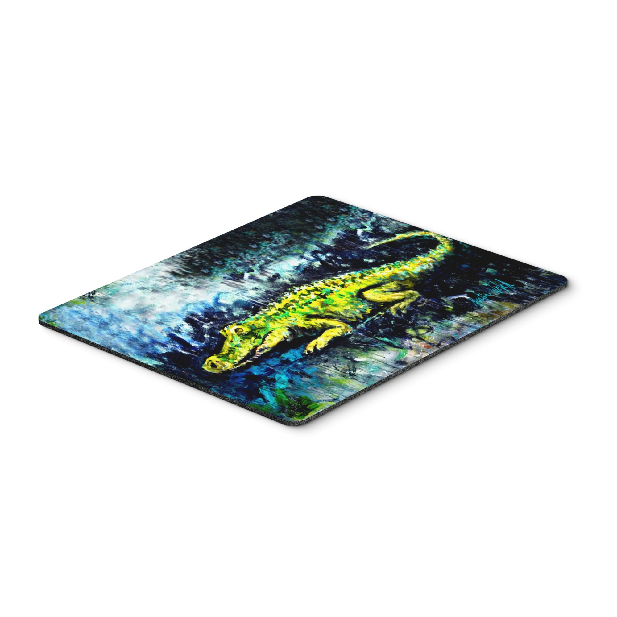 'Caroline'S Treasures Sneaky Alligator Mouse Pad, Hot Pad Or Trivet, Multicolor (Mw1233Mp)''