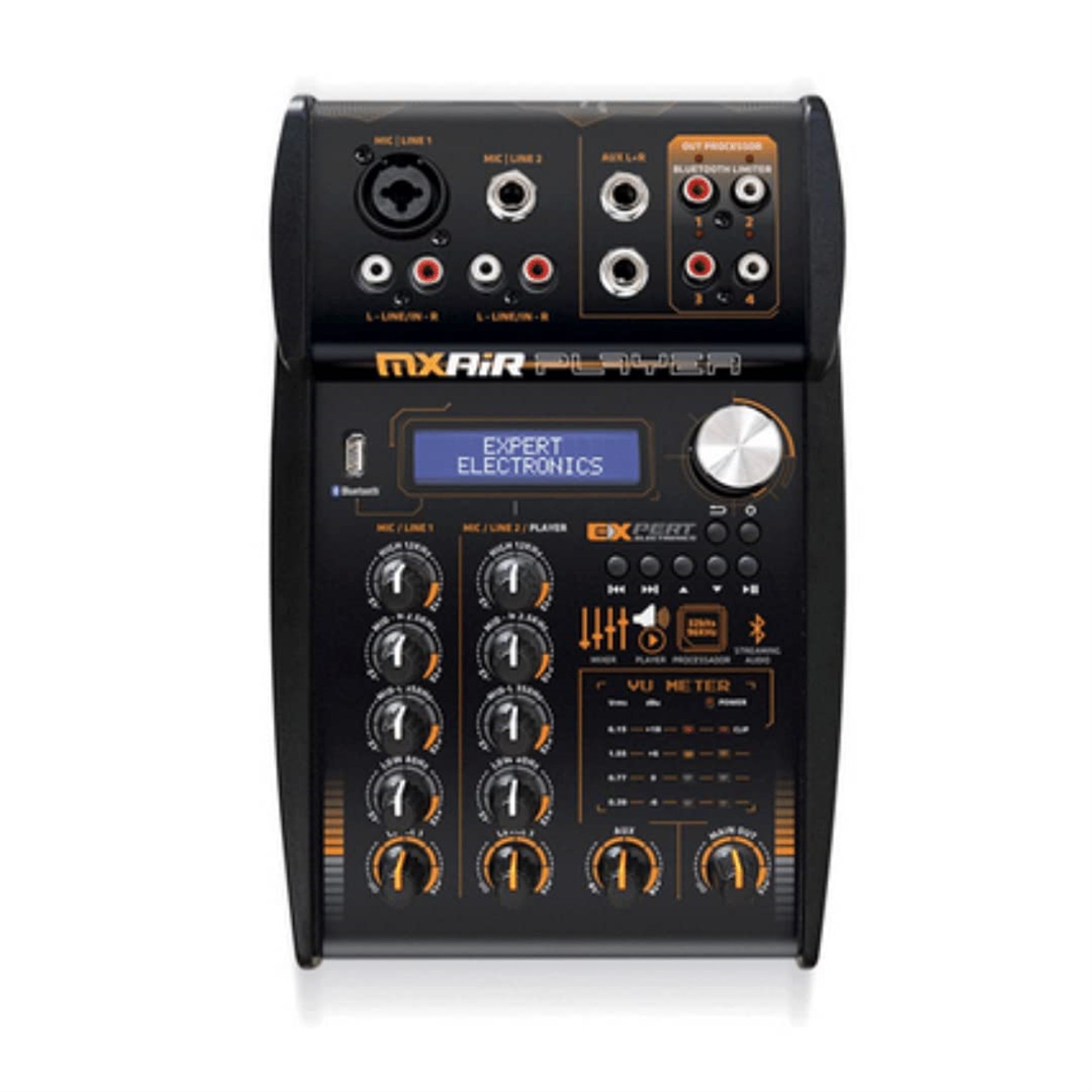 Bluetooth Pro Mixer Equalizer with 4 bands per channel USB Mp3 Player