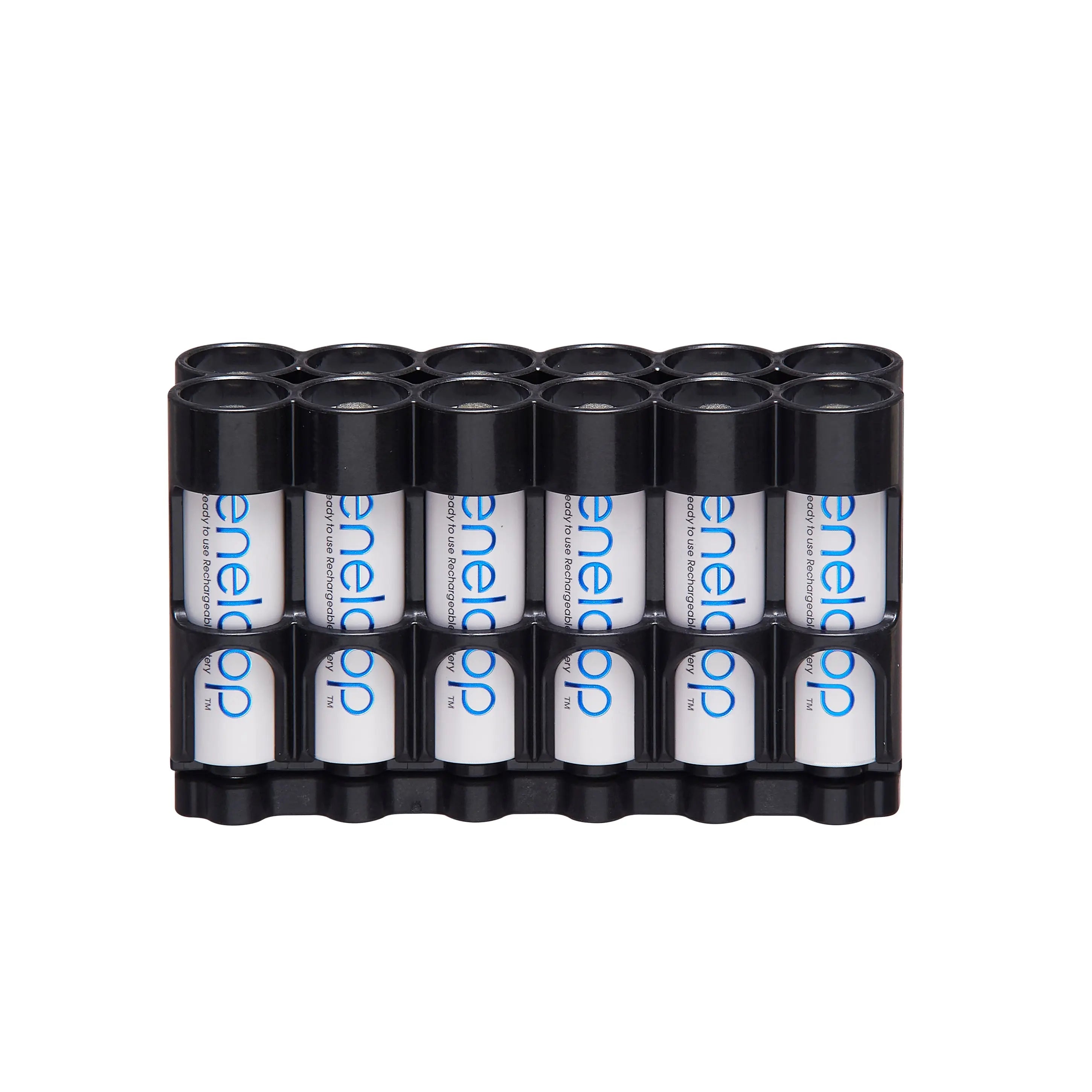 Magnetic AA 12 Pack Strip With Cradle