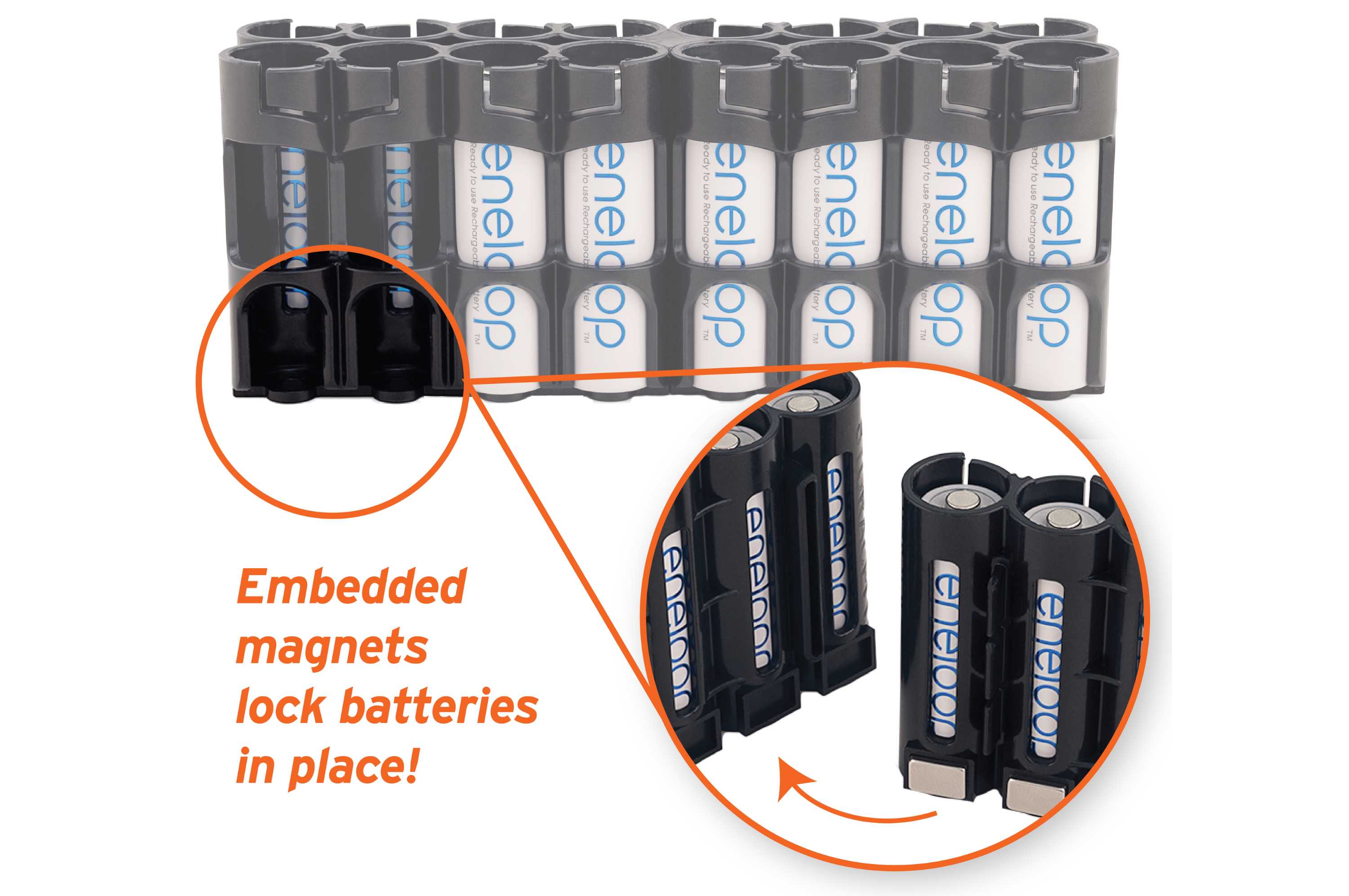 Magnetic AA 16 Pack