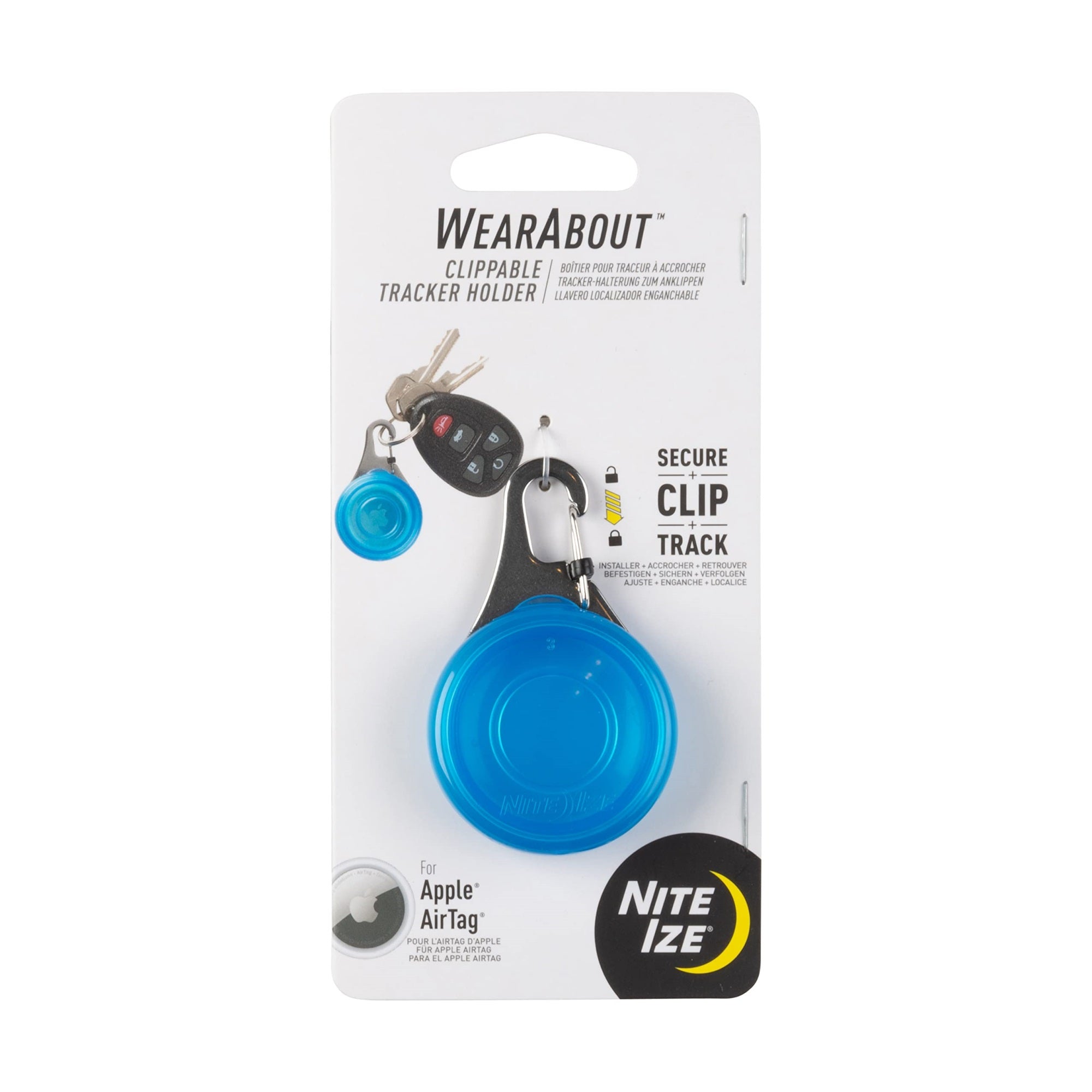 2023 NIT IZE WearAbout Clippable Tracker Holder  Blue, MAP: $8.99