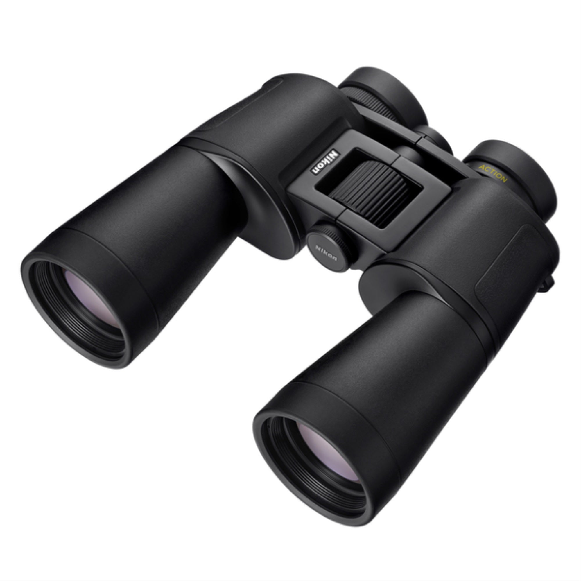 Nikon 16809 ACTION 12x50 Binoculars with Neck Strap, Case, and Caps for Birding, Hiking, Sports, Camping, Concerts, and AllPurp