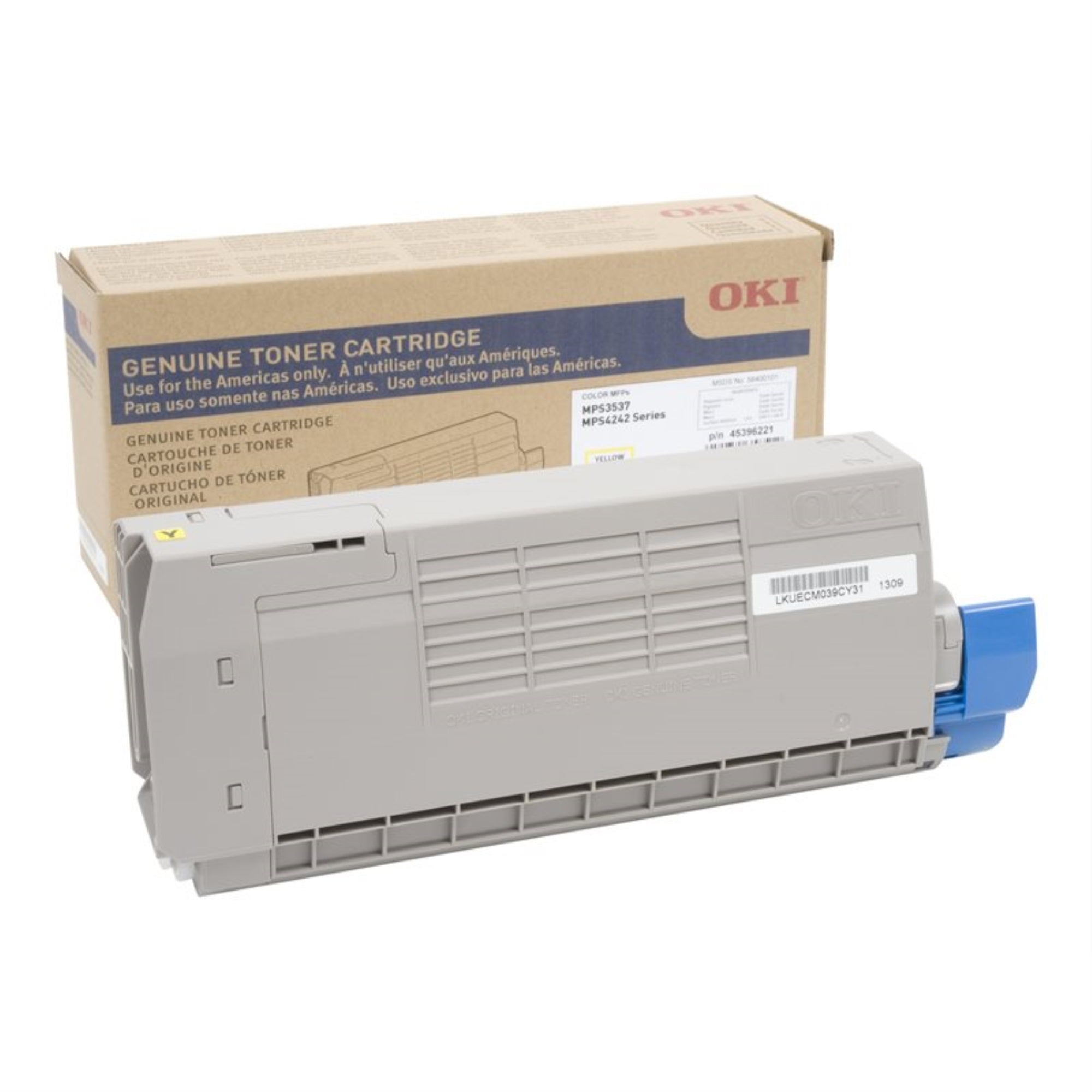 Okidata Mps4242Mc 1 Sd Yld Yellow Toner, 10K Yield
