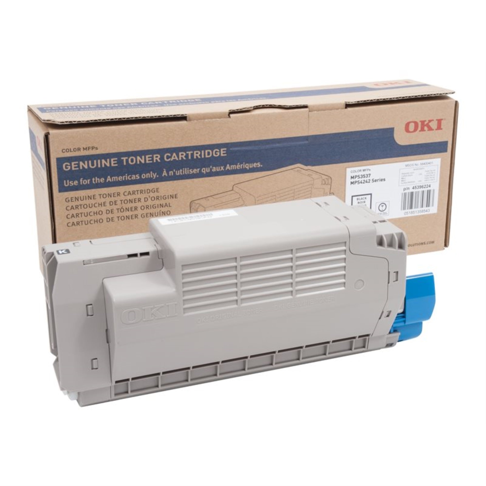 Okidata Mps4242Mc 1 Sd Yld Black Toner, 12.9K Yield