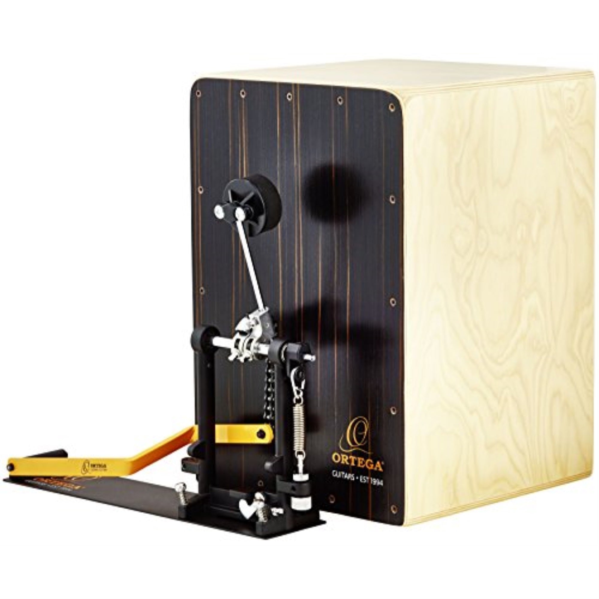 OSTBCJBU  Hands Free Percussion  Stomp Box Cajon Bundle Incl. Cajon, RightFoot Pedal Plus 2 x Bags