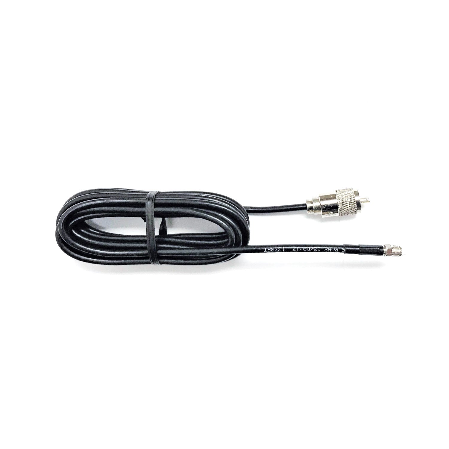 PROCOMM  P12XFME 12 FOOT SINGLE LEAD RG58AU COAX CABLE WITH 1 KALIBUR PL259 & 1 FMEF CONNECTOR