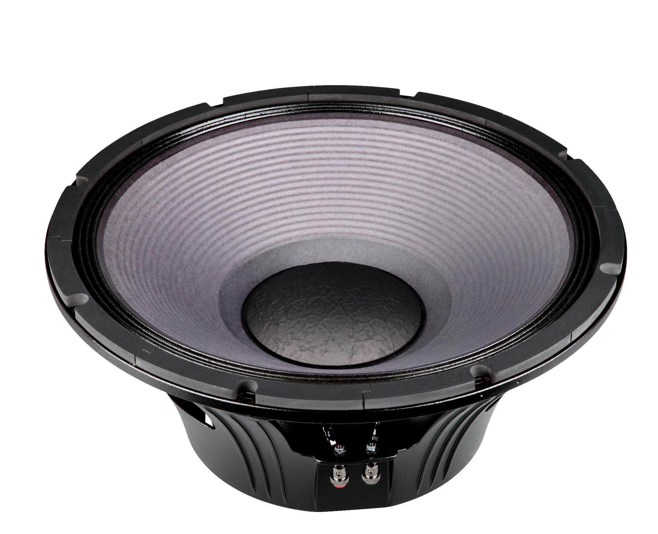 High Output 18 Inch Precision Transducer w/3.9in Large Format Voice Coil  8 Ohms