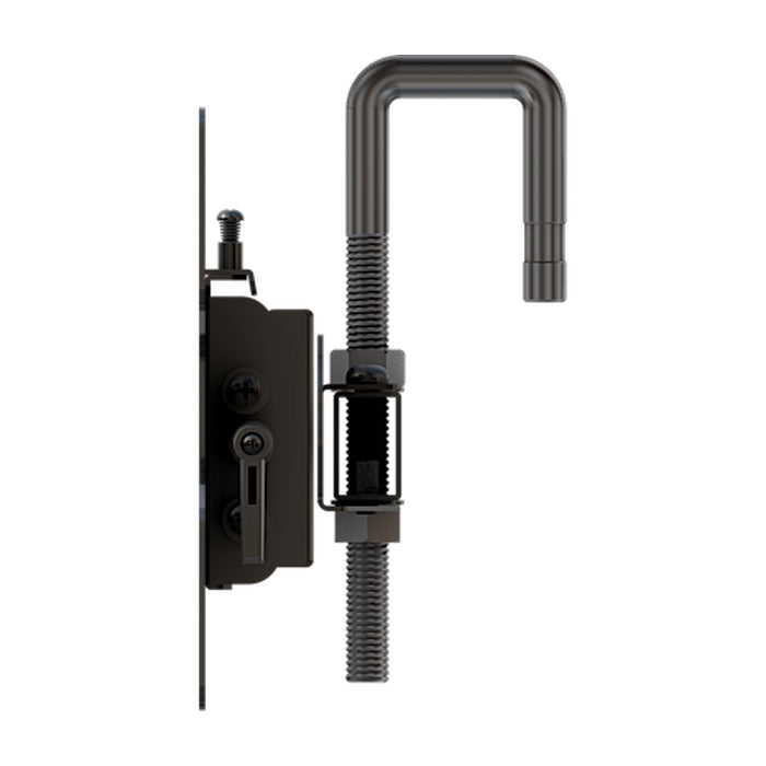 Pivoting arm with hook mount attachment for 13'' to 46'' flat panel screens