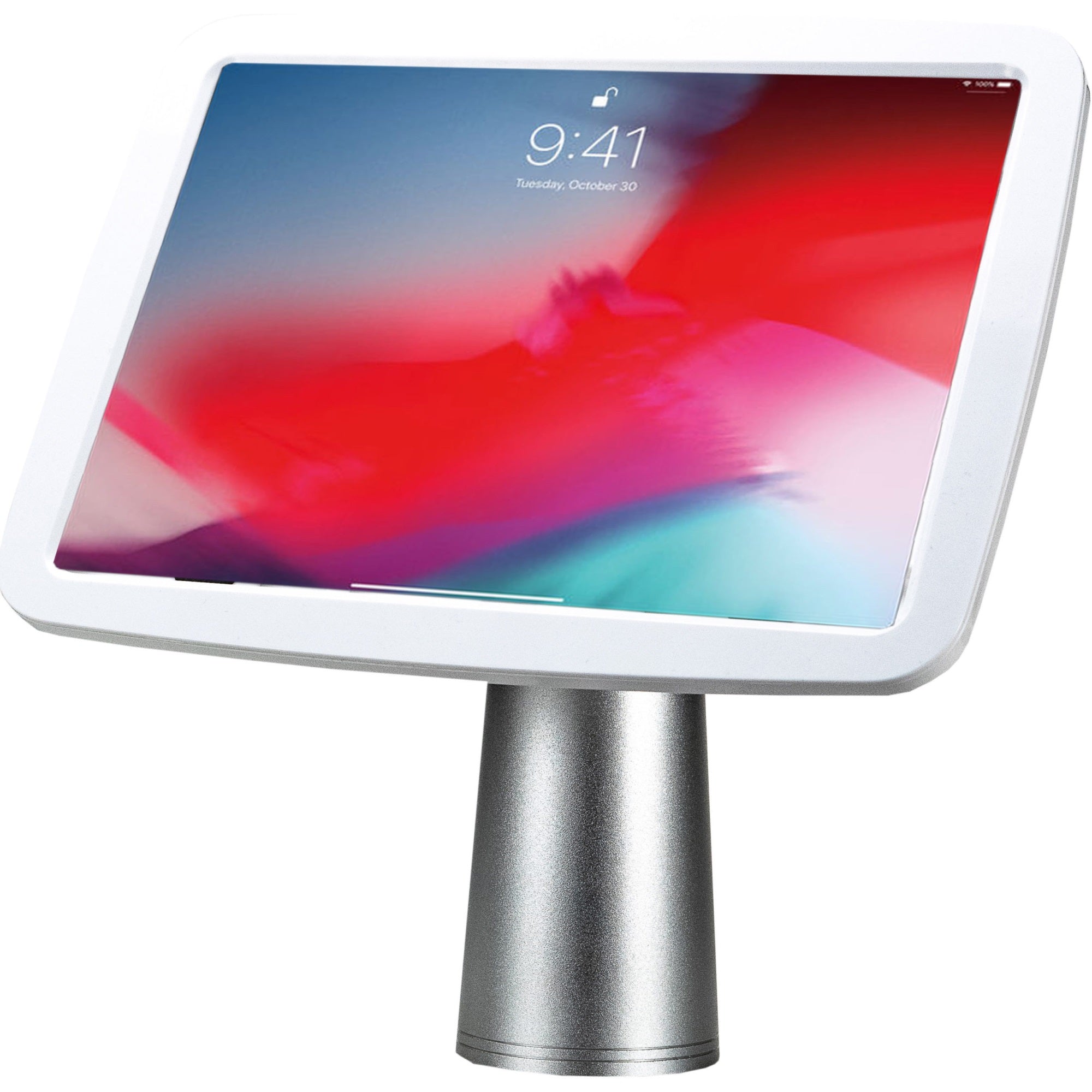 Locking UltraModern Rotating Table Stand With Cable Management for iPad (Gen. 56), iPad Pro 9.7, and iPad Air (Gen. 12)