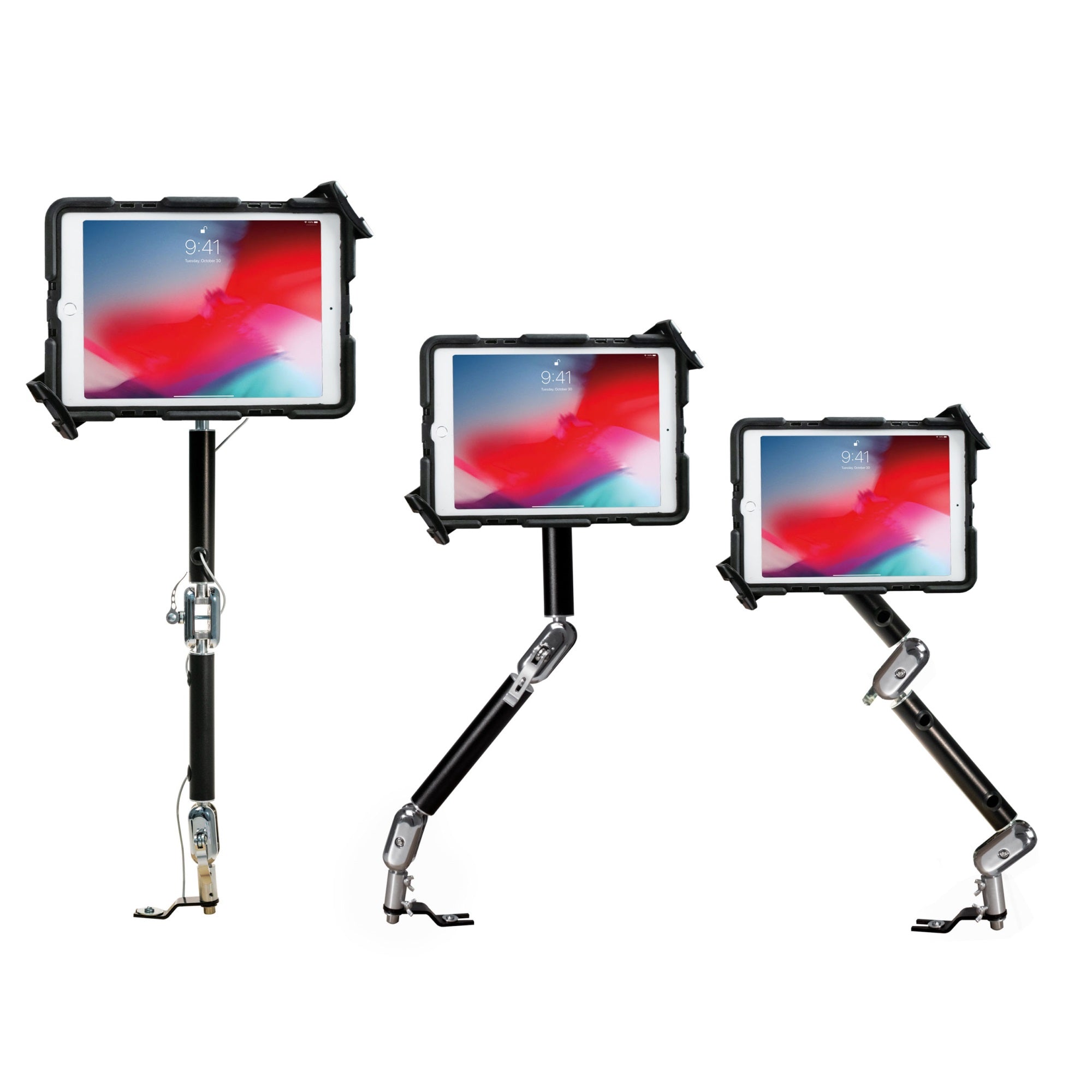 Multi Flex Quick Release Security Car Mount For Tablets