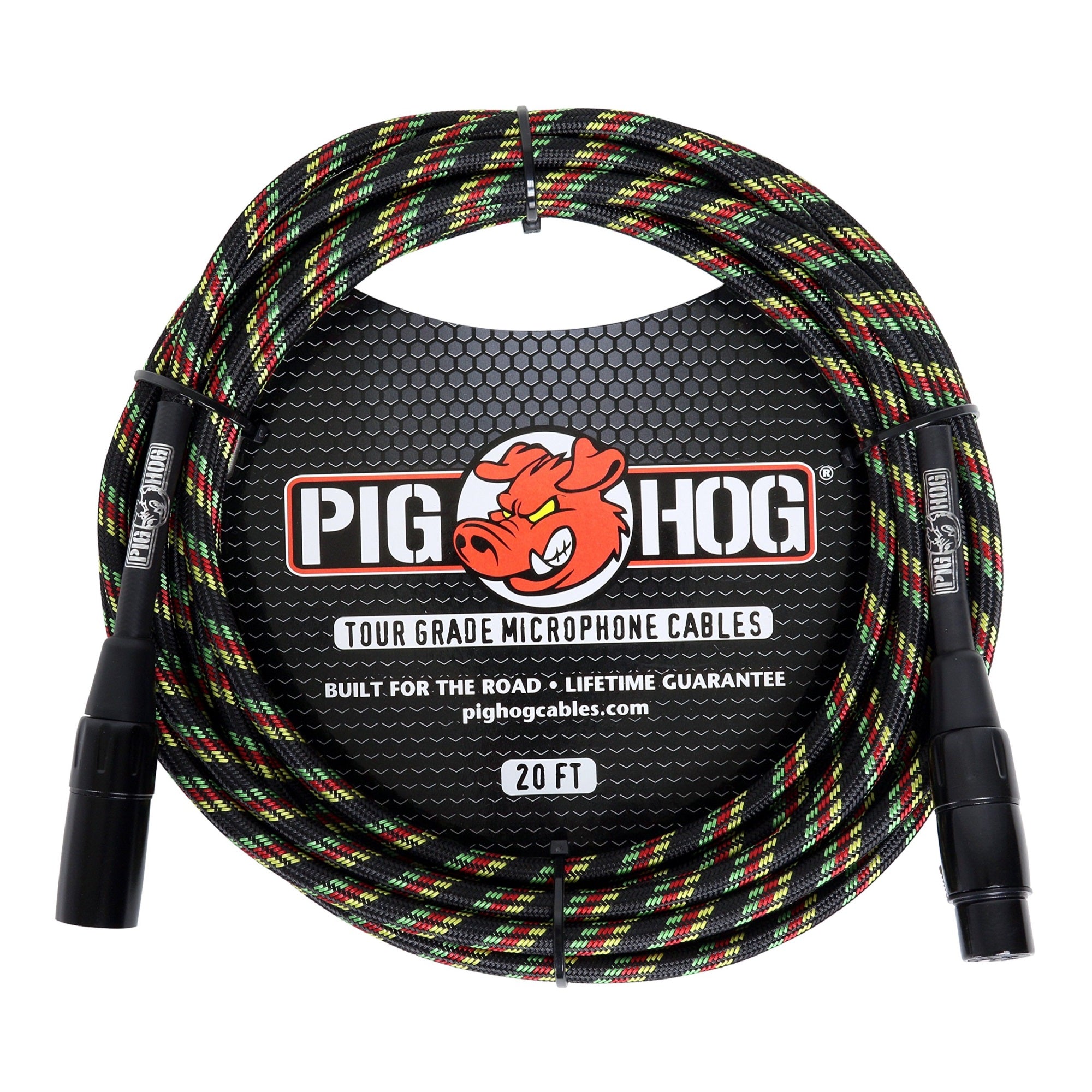 PIGHOG VINTAGE MIC CABLE 20FT RASTA