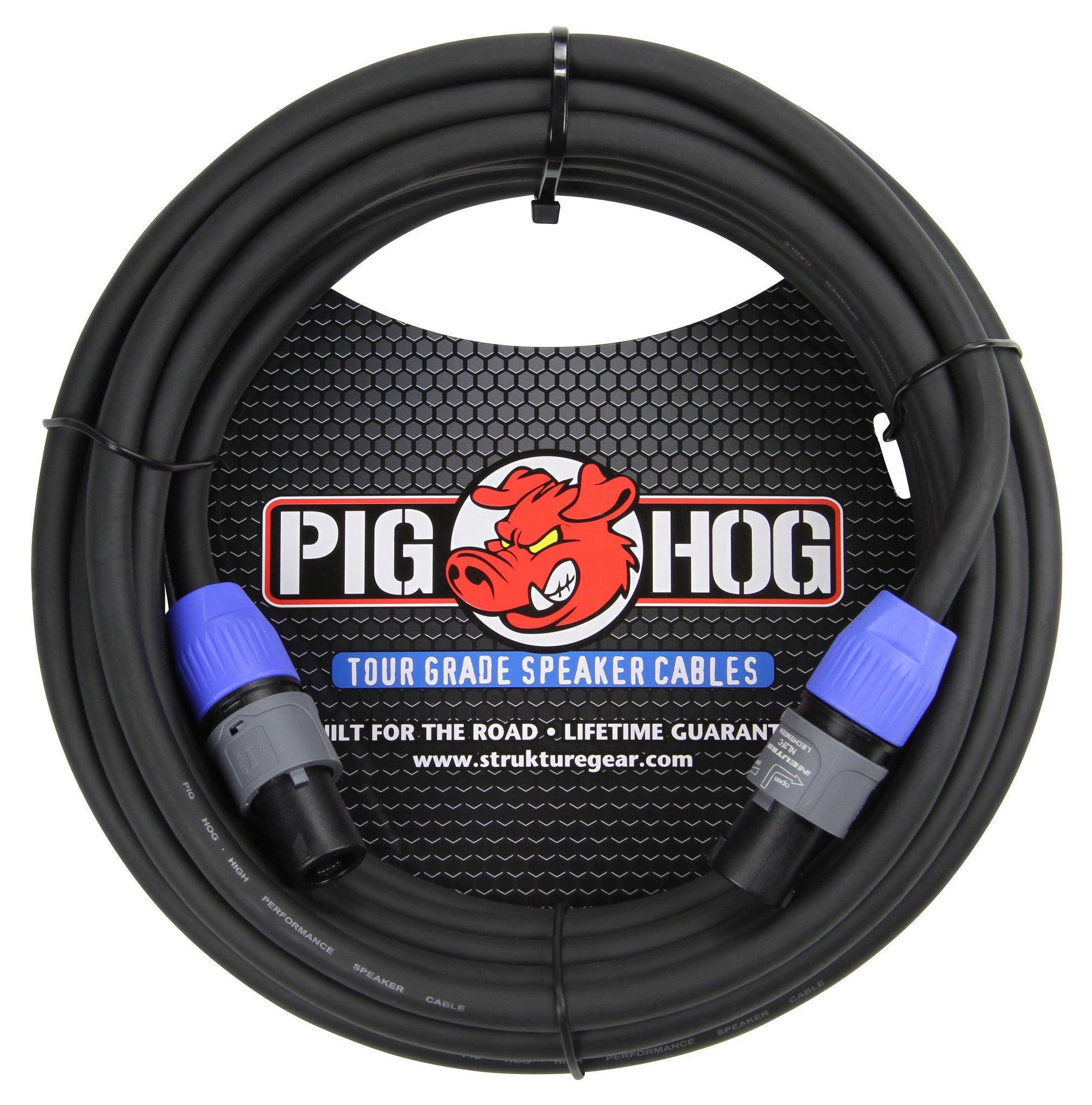 Pig Hog 25-foot Speaker Cable, SpeakOn to SpeakOn