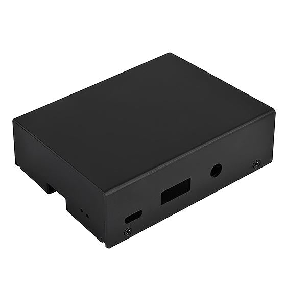 Aluminum Case For Raspberry Pi 3B+/3B/2B/1B+ Version, Best Cooling Heatsink And Thermal Pad, Black
