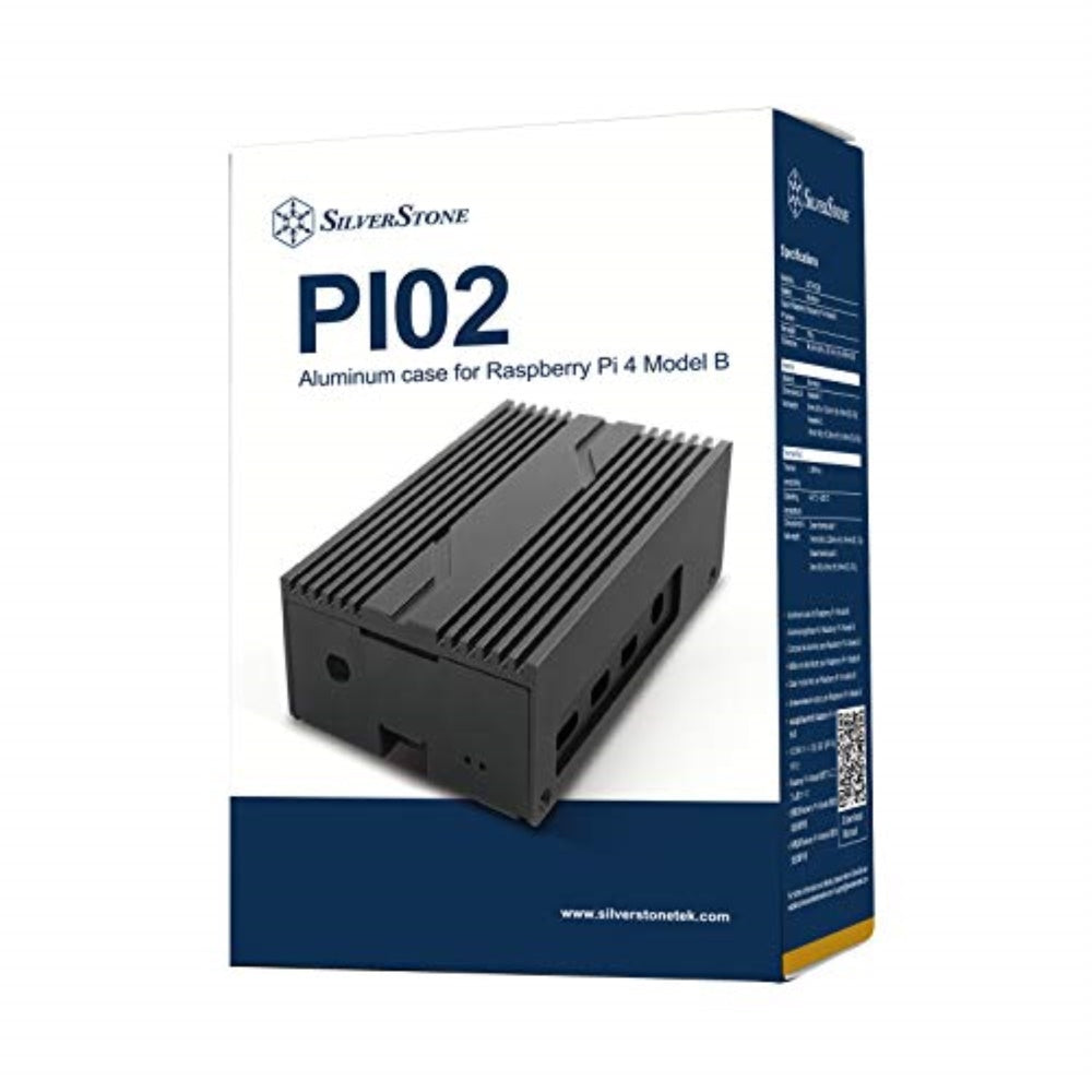 PI02, Raspberry Pi 4 Model B enhanced thermal cooling aluminum case