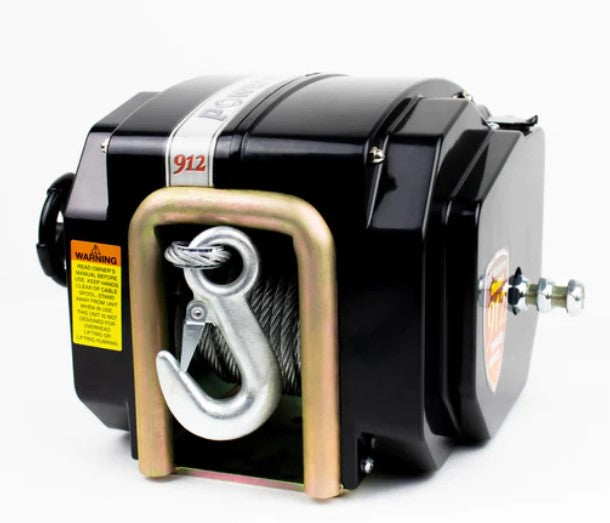 Powerwinch 912 Trailer Winch For Boats To 10 000 Lb.,WBEEAB01139M6OO