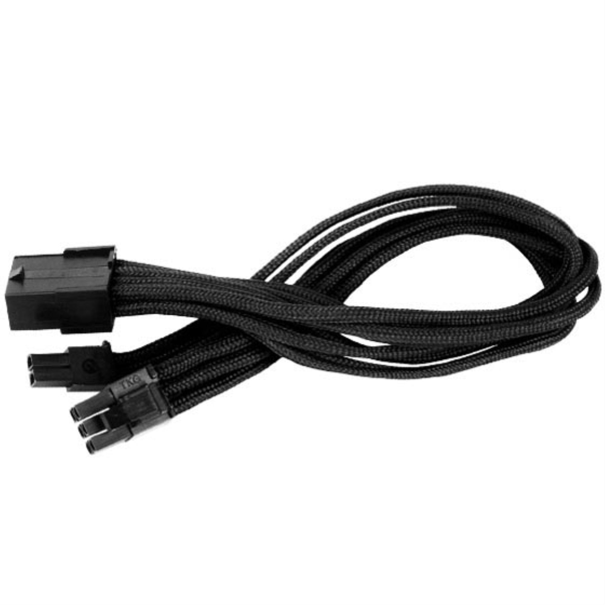 Pcie 8Pin To Pcie 6_Xda98_(250Mm) Power Cable Extneder, Bicolor  Black & Red