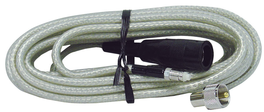 18 RG8X (SUPER MINI 8) WITH PL WEATHER BOOT AND SLIMLINE FME UHF CONNECTOR