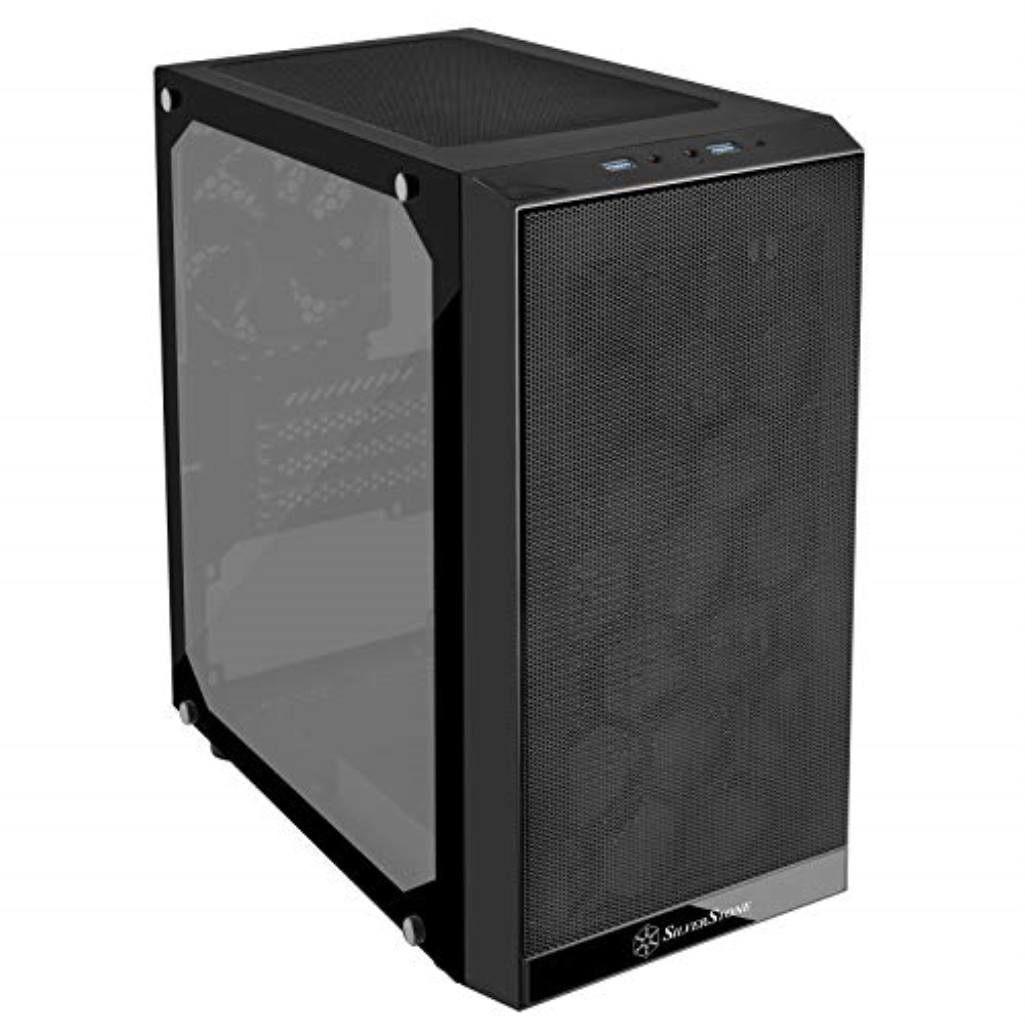 PS15B-PRO,Black, Plastic Bezel, Steel Body, M-ATX M/B,3.5'' x1, 2.5'' x3, 2120mm ARGB front fan, 1120mm rear fan slot, 2 x 120/1