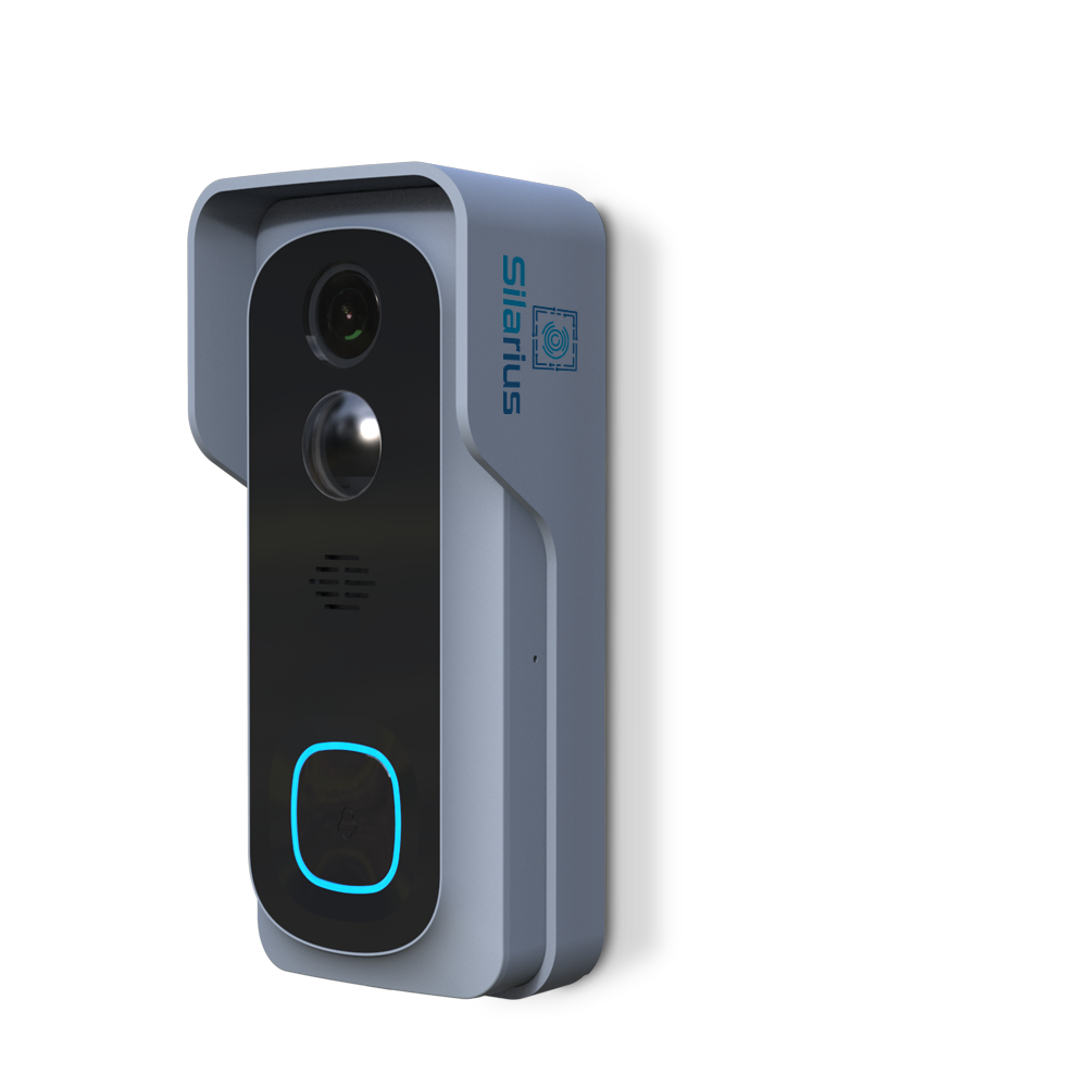 ***DISCONTINUED*** Silarius SIL-DOORBELL2MPBSDB 2MP, WiFi Battery Powered Smart Doorbell Camera + Chime (Outdoor IP65), Cloudedge app , includes 32GB MicroSD card
