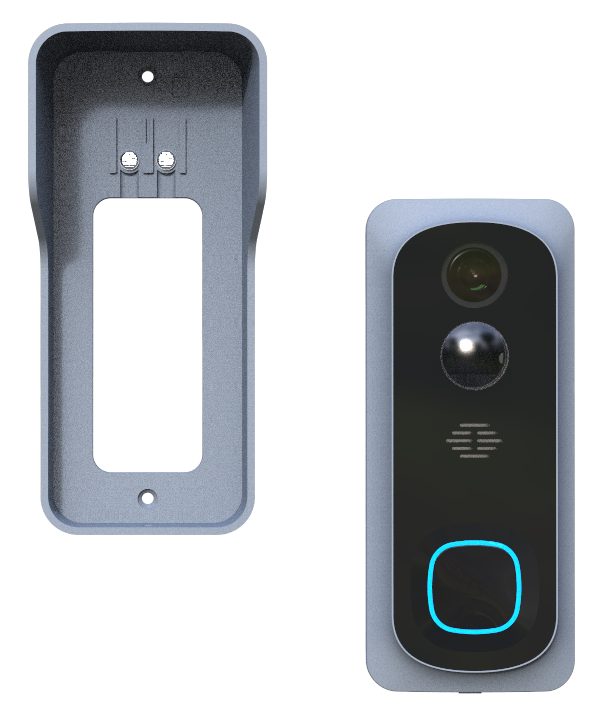 ***DISCONTINUED*** Silarius SIL-DOORBELL2MPBSDB 2MP, WiFi Battery Powered Smart Doorbell Camera + Chime (Outdoor IP65), Cloudedge app , includes 32GB MicroSD card