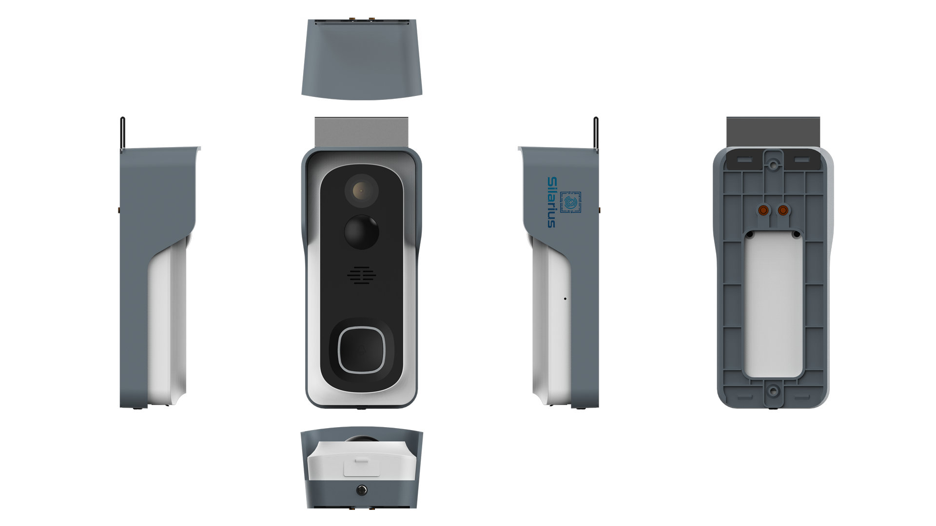 ***DISCONTINUED*** Silarius SIL-DOORBELL2MPBSDB 2MP, WiFi Battery Powered Smart Doorbell Camera + Chime (Outdoor IP65), Cloudedge app , includes 32GB MicroSD card
