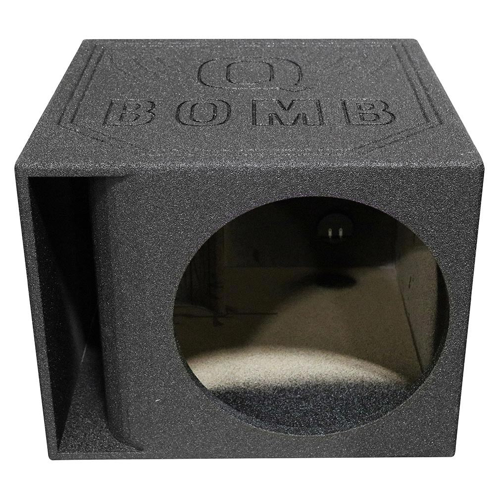 Qpower Single 15'' Enclosure Horn Ported Qbomb With Spray Liner