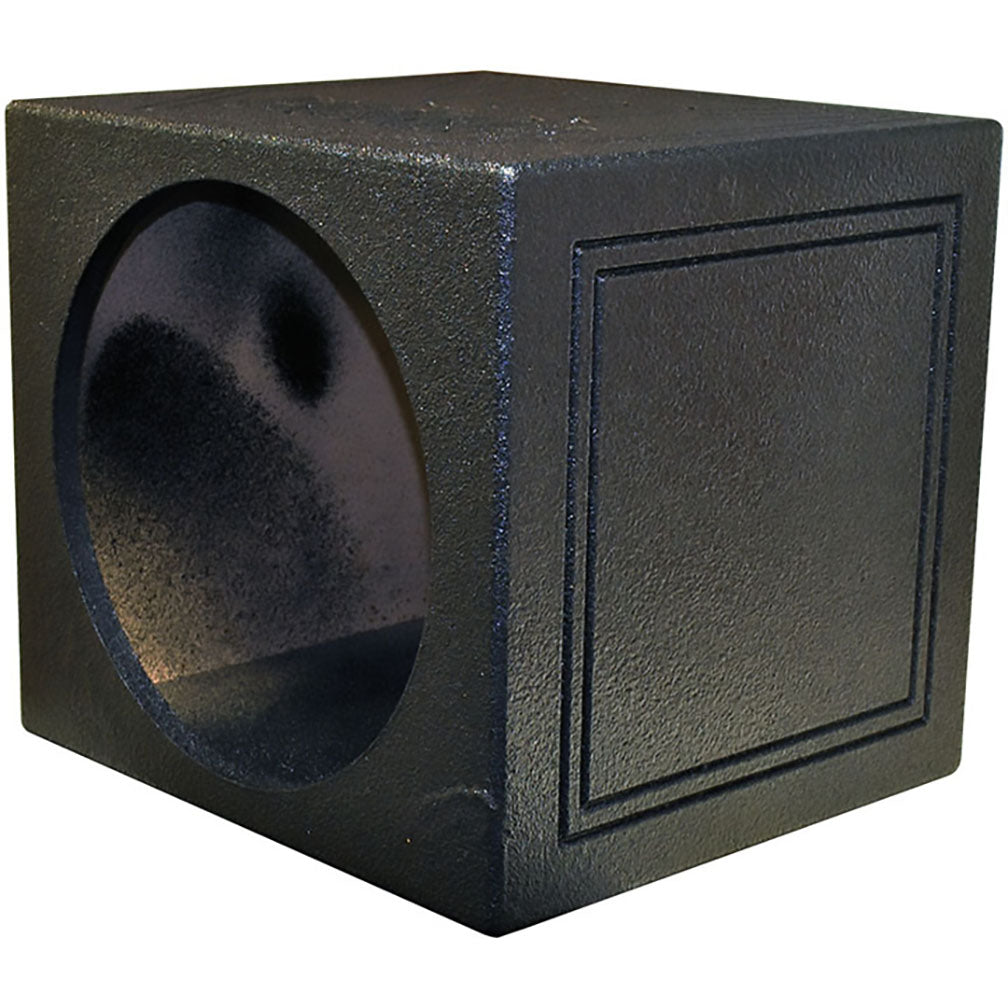 Qpower Single 15'' Sealed Woofer Enclosure Withh Bed Liner Spray