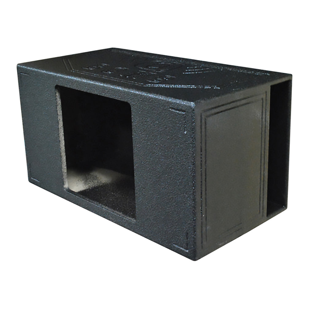 Qpower Single 15'' Extra Large Vented Qbomb Square Hole