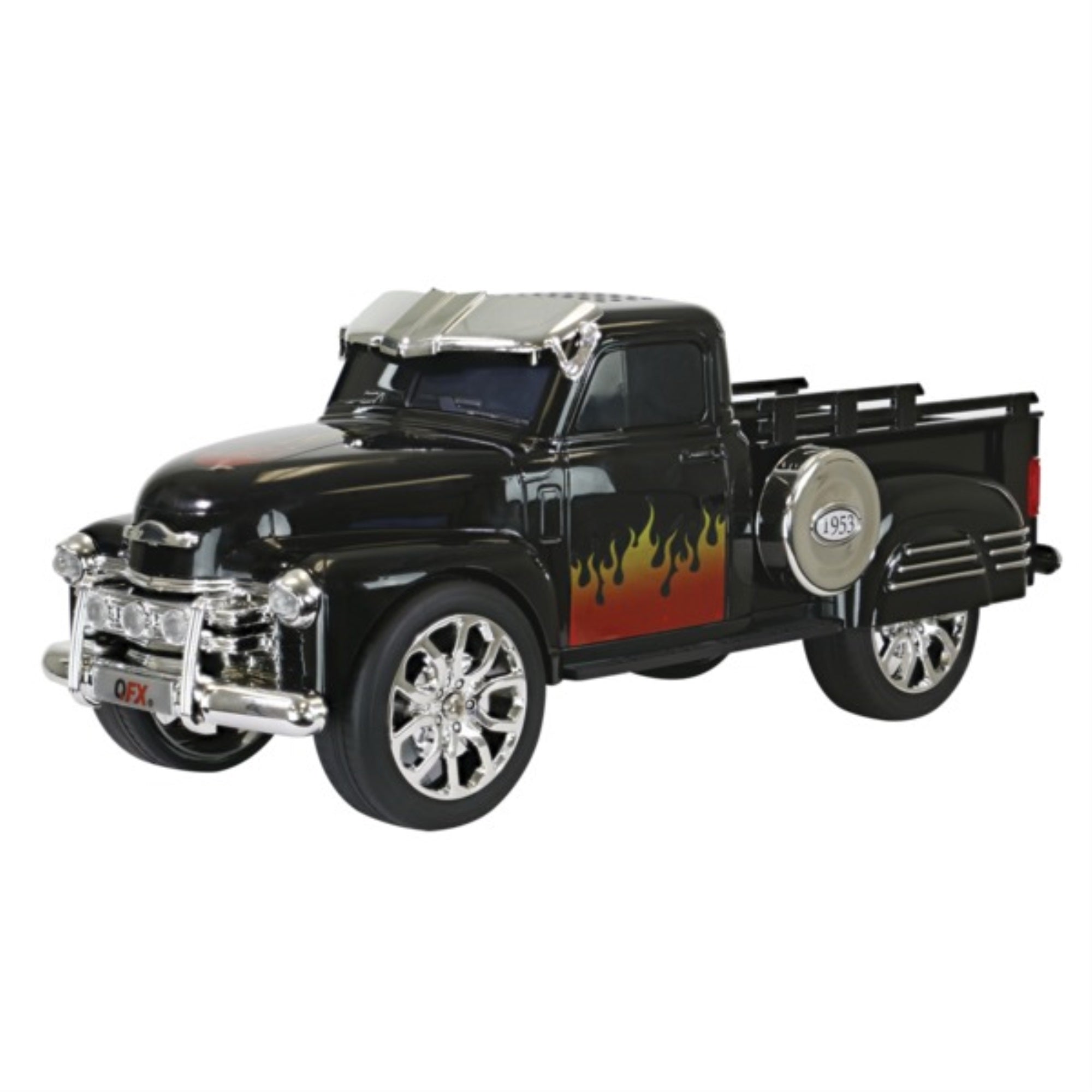 Qfx Bt 1953Blk Bt 1953 Retro Truck Bluetooth Speaker (Black)