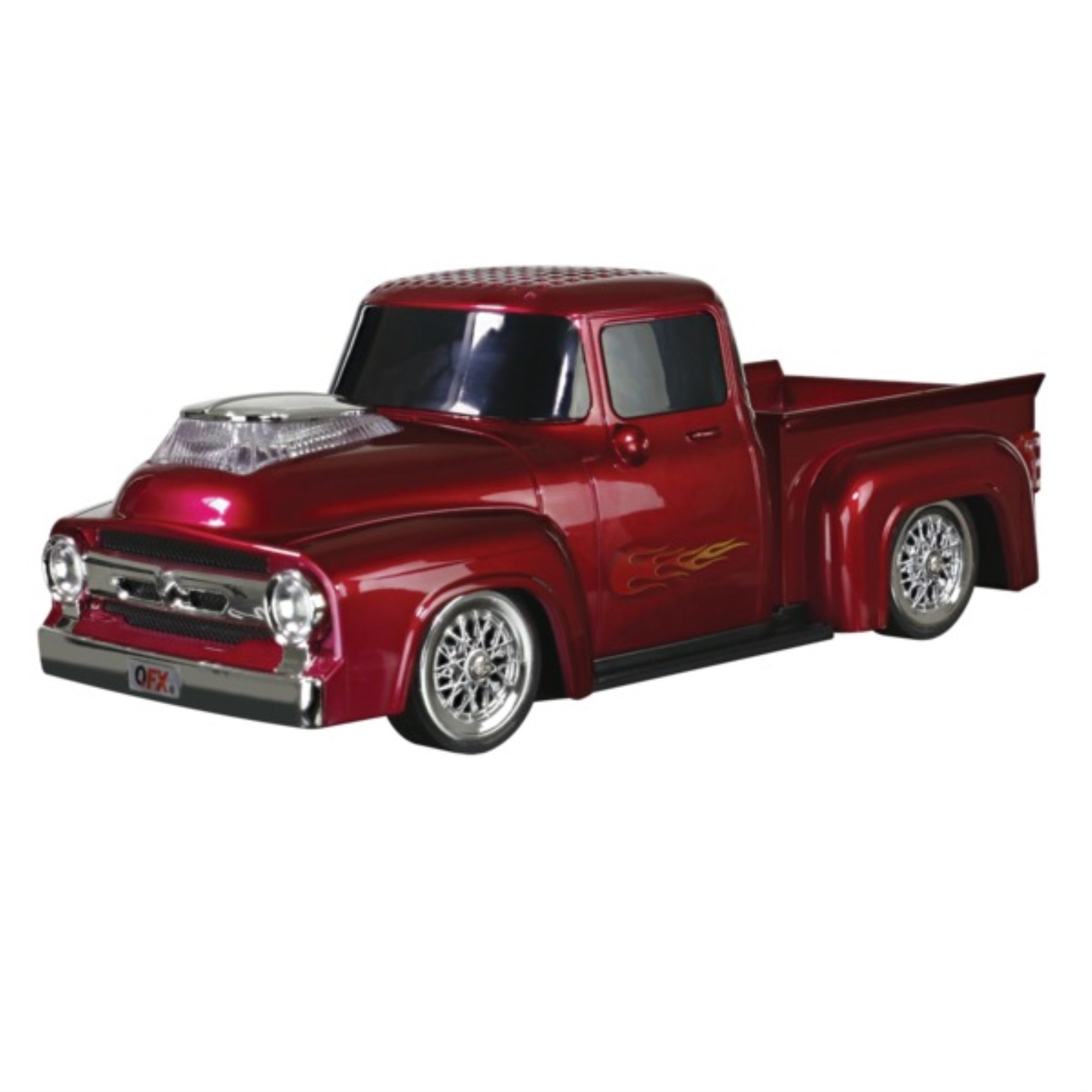 Qfx Bt 1956Red Bt 1956 Retro Truck Bluetooth Speaker (Red)