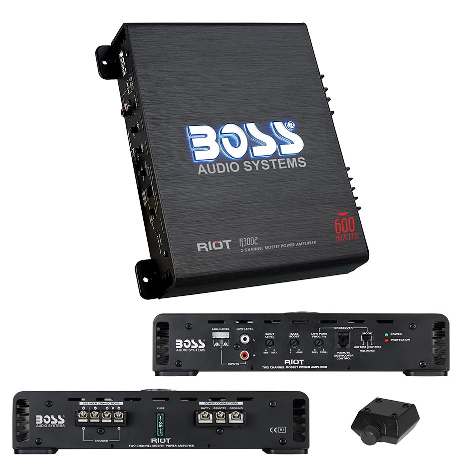 Boss Riot 2Ch Amplifier 600W Max