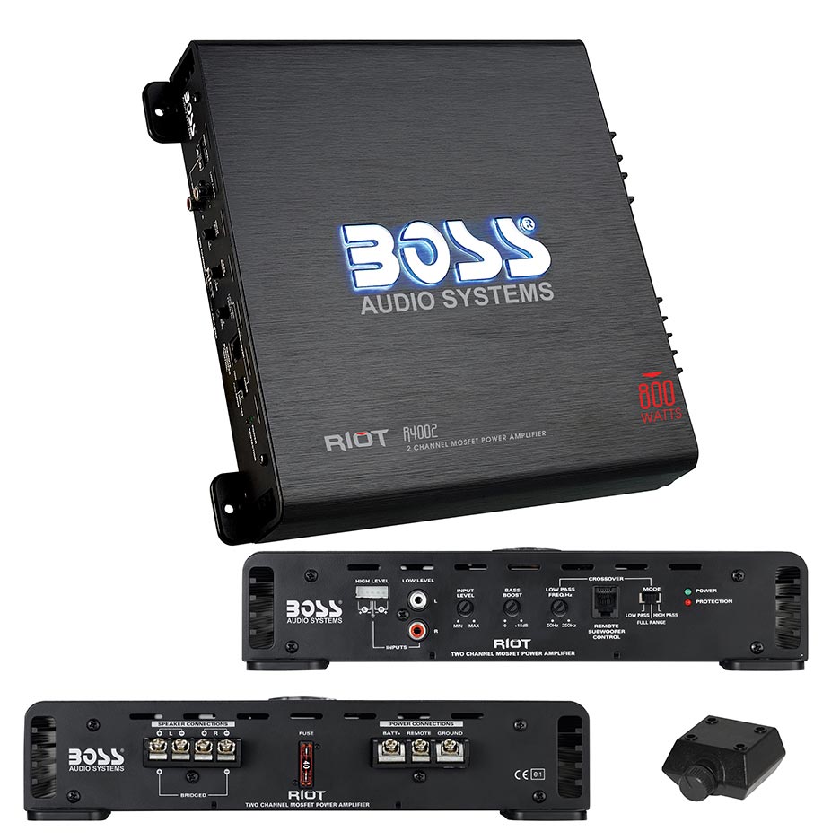 Boss Riot 2Ch Amplifier 800W Max