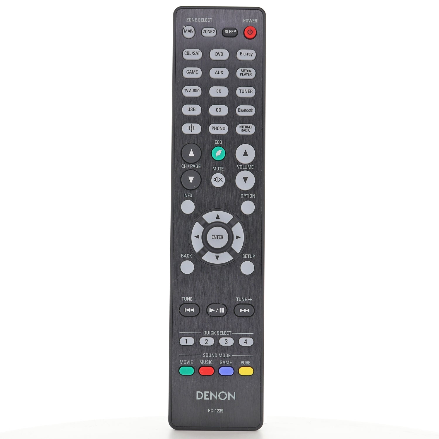 Denon RC-1196 A/V Receiver Remote Control | IR - 30701017000AD
