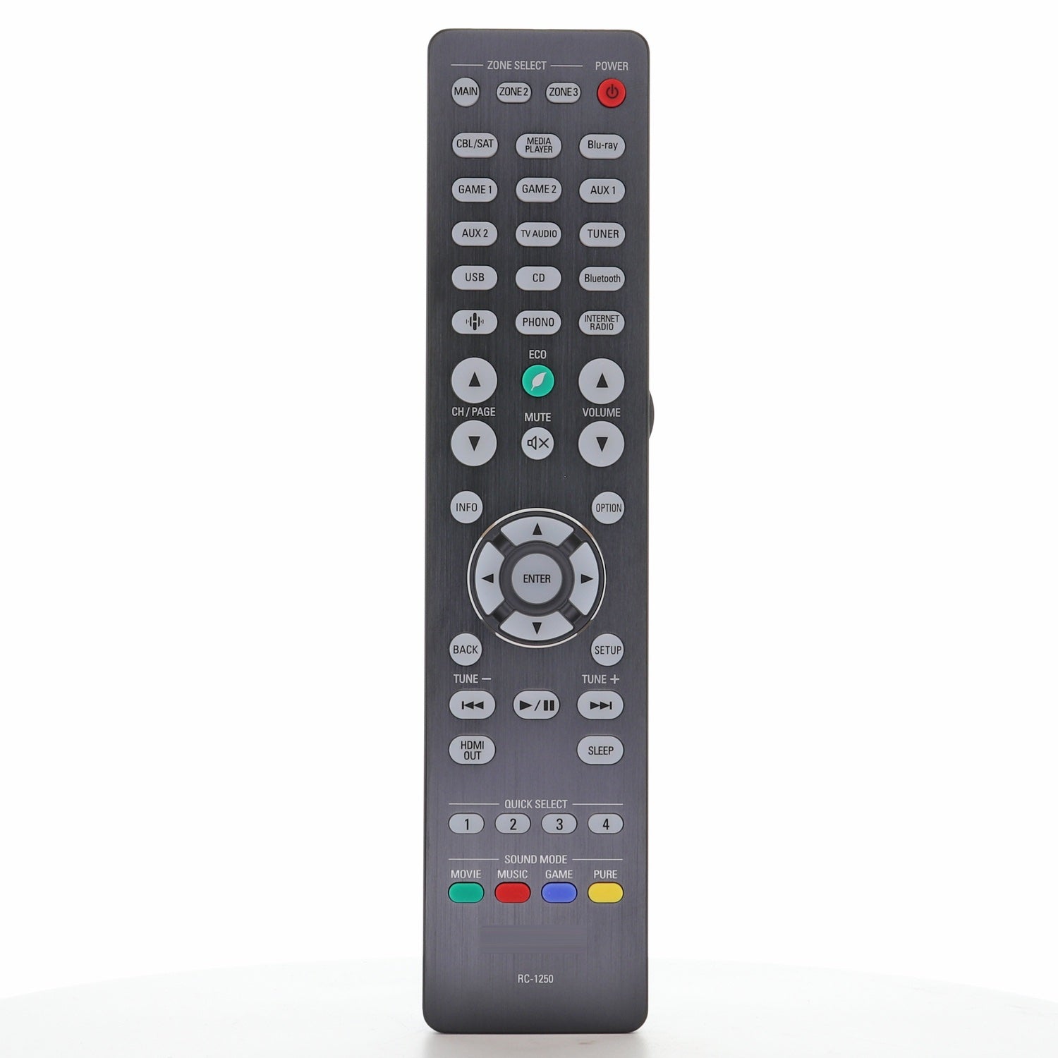Denon RC-1250 A/V Receiver Remote Control | AVR-A1H - 30701029100AD
