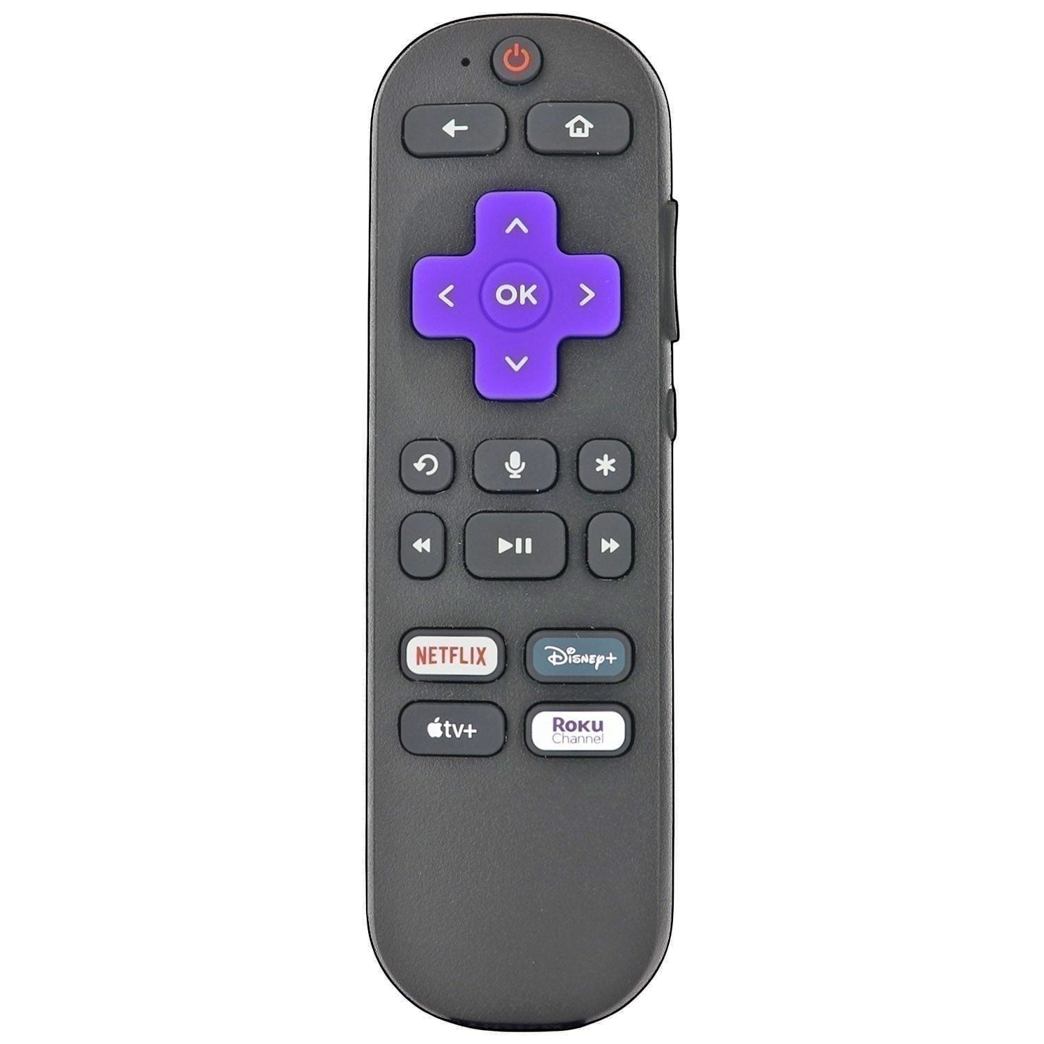 Anderic Substitute for Hisense RC-MC5 ROKU TV Remote Control 3226001169 [RCGZ1, NO HEADPHONE JACK / FAVORITE KEYS]