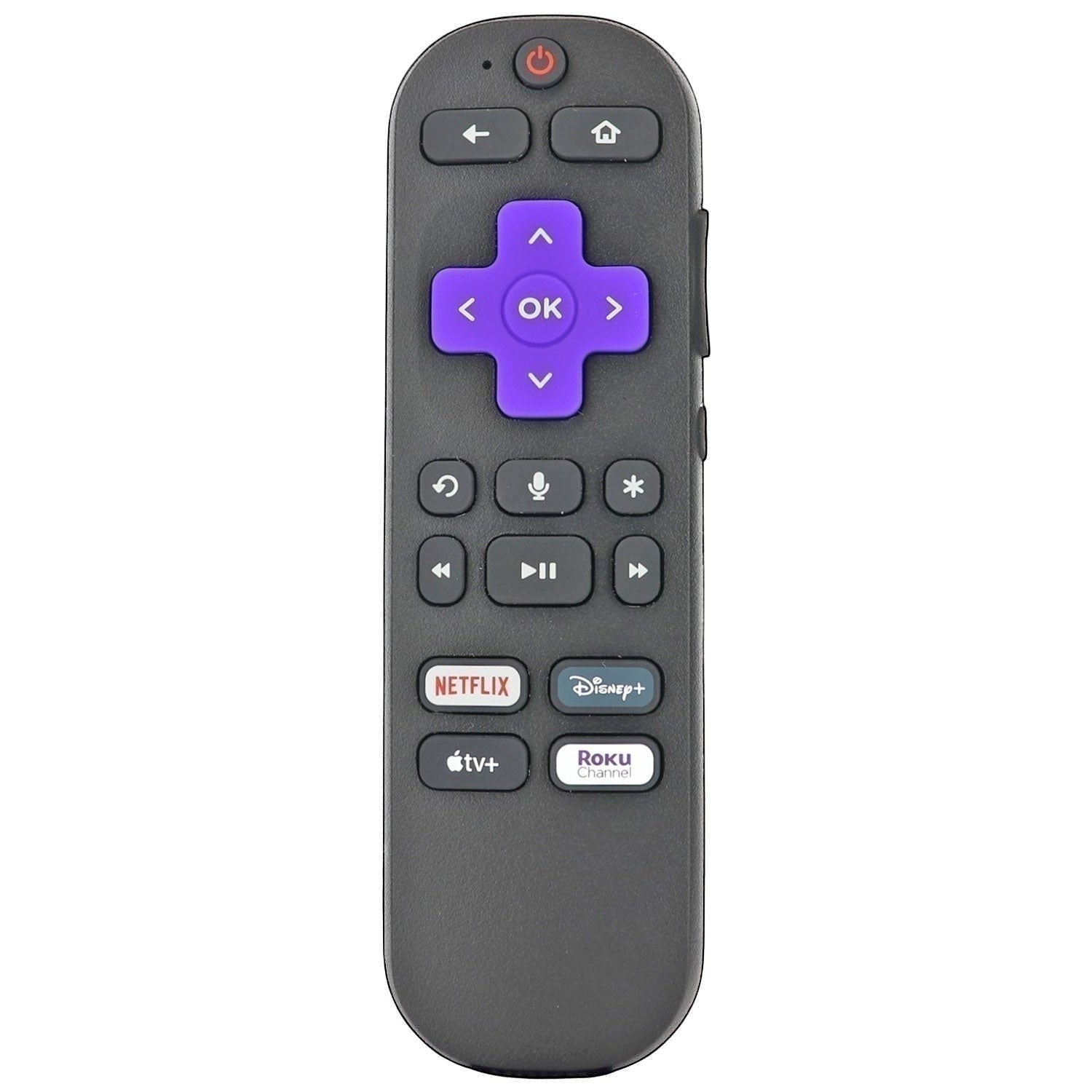 Anderic Substitute for Roku RC-GR4 Streaming Remote Control 3226000205 [RCGZ1, NO GAME KEYS / HEADPHONE JACK]