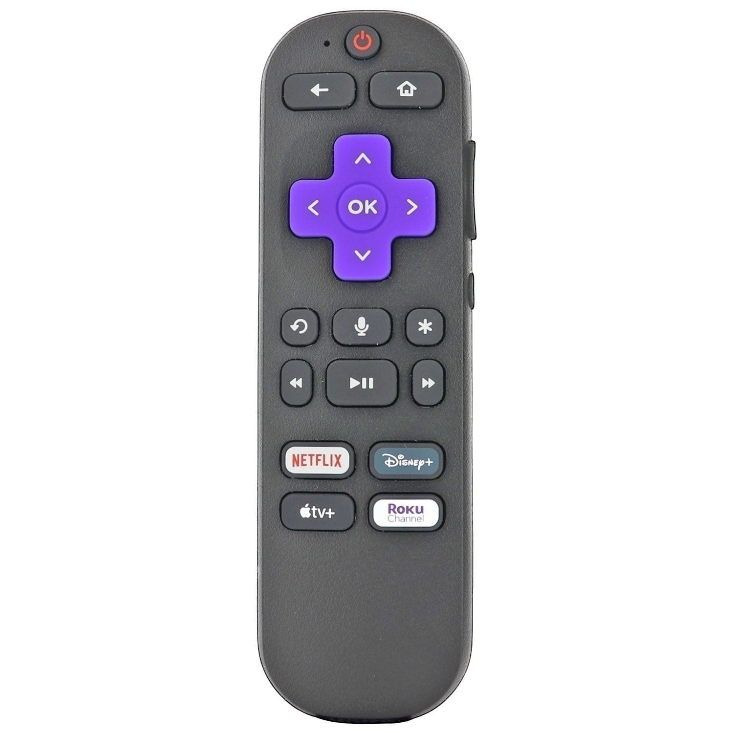Anderic Substitute for Roku 3 RF Streaming Remote Control [RCGZ1, NO GAMING KEYS, HEADPHONE JACK]