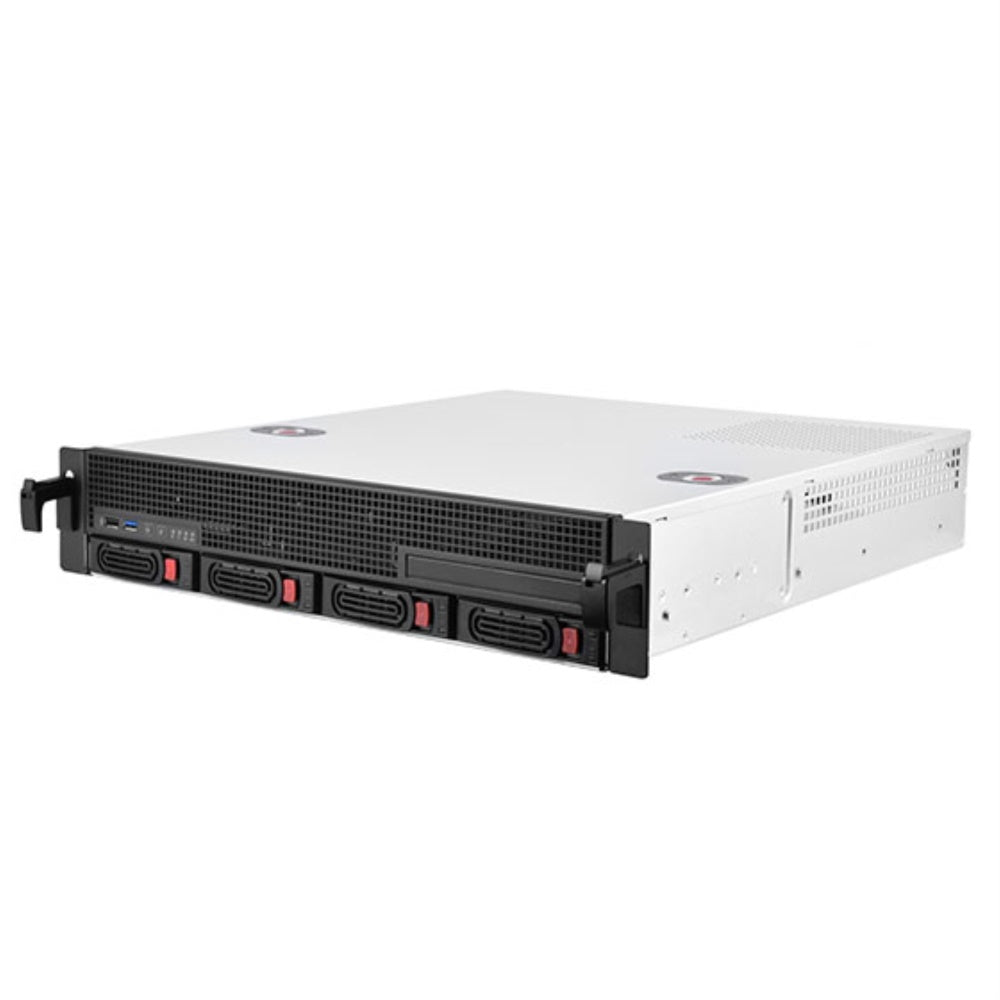 2U 4 Bay 3.5''/2.5'' Hot Swap With 6Gbps Minisas Sff 8087 Backplane, Micro Atx Rackmount Server Chassis