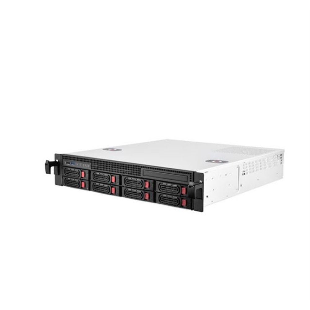 2U 8 Bay 3.5''/2.5'' Hot Swap With 6Gbps Minisas Sff 8087 Backplane, Micro Atx Rackmount Server Chassis