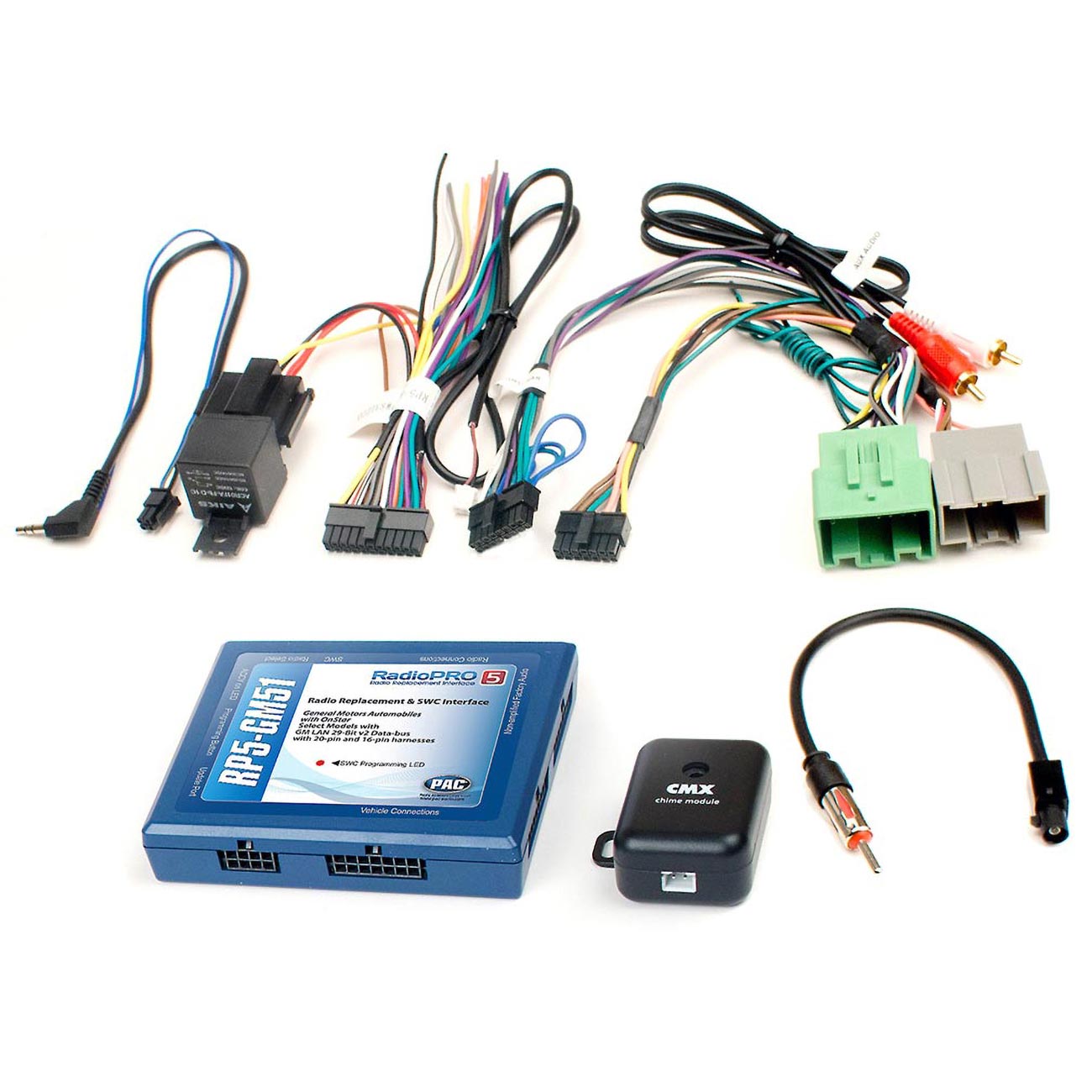 Pac Onstar Radio Replacement Interface/Steering Wheel Control For '14 '19 Chevrolet/Gm Vehicles